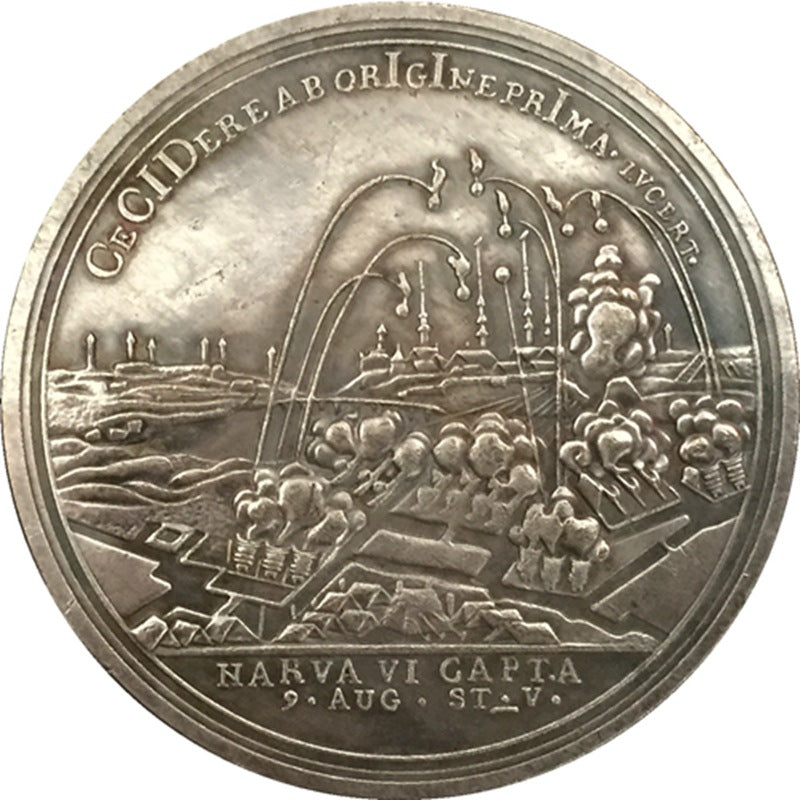 Imperial Russian Medal – Capture of Narva, 1704 – B4 replica
