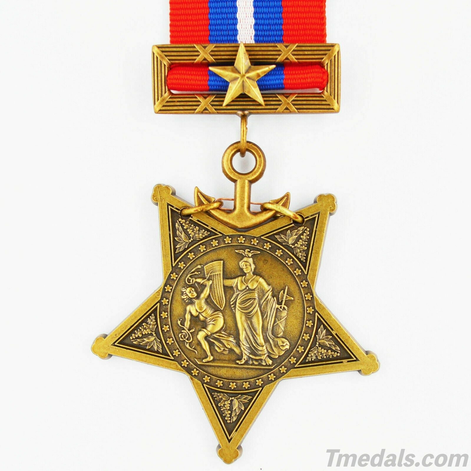 U.S. Medal of Honor Navy 1896 – 1904 Type Iii – Full-Size with Case detail view 2
