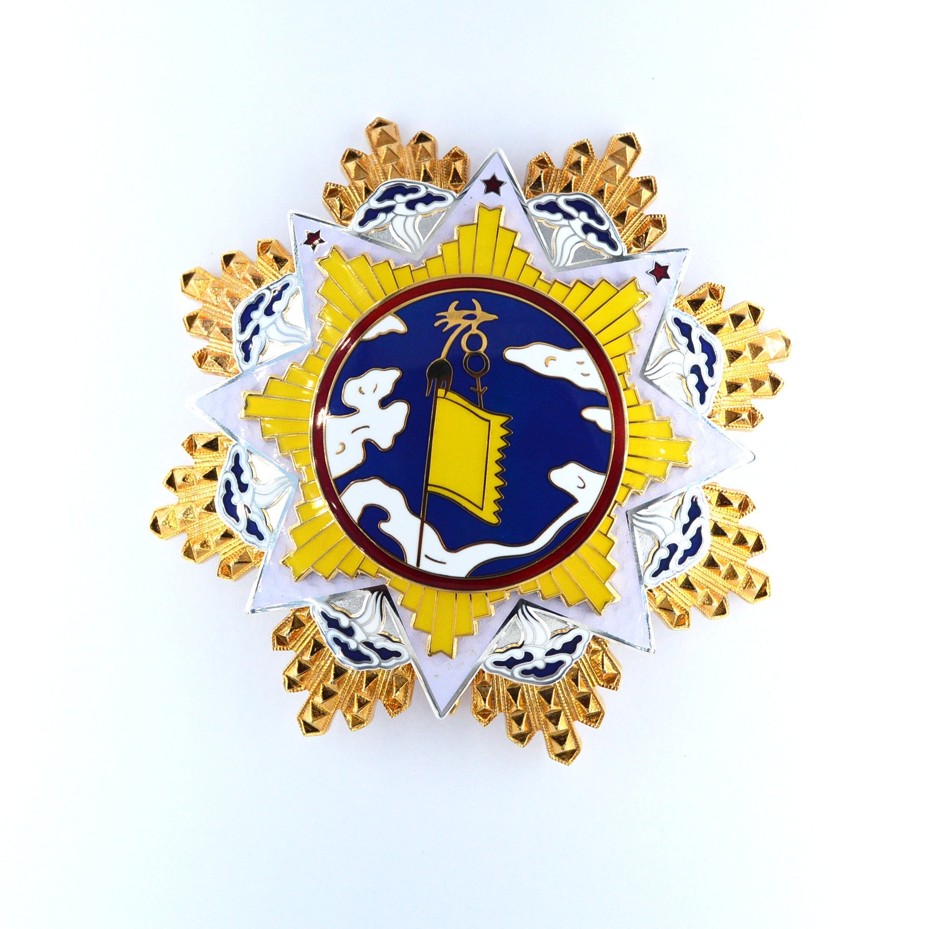 Chinese Republic Order of the Cloud and Banner First Class detail view 10