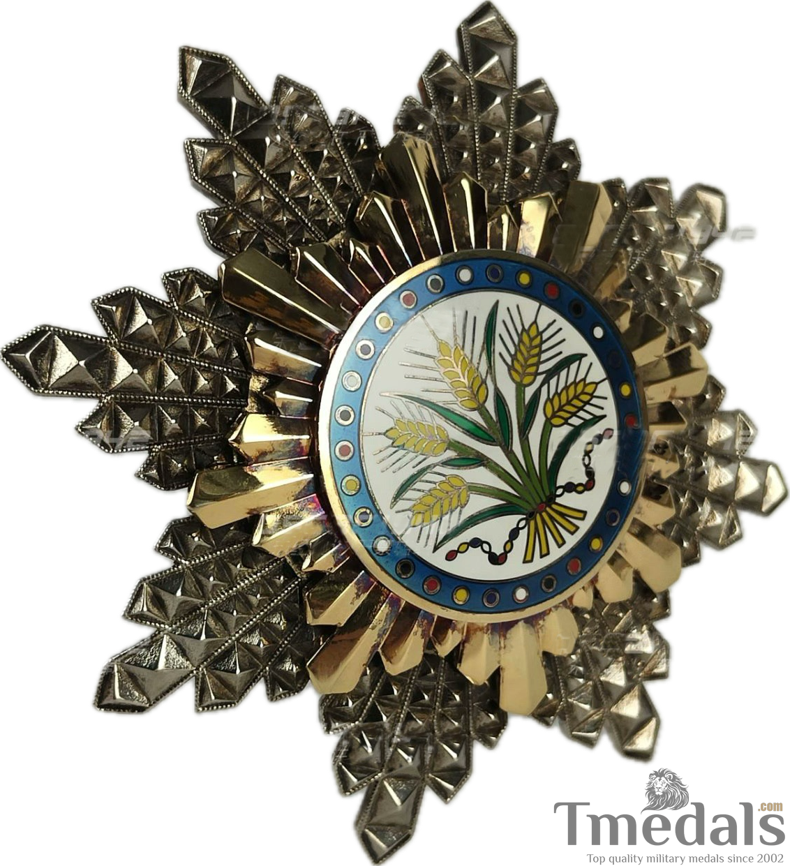 Republic of China, the Order of the Golden Grain, Second Class Medal detail view 3
