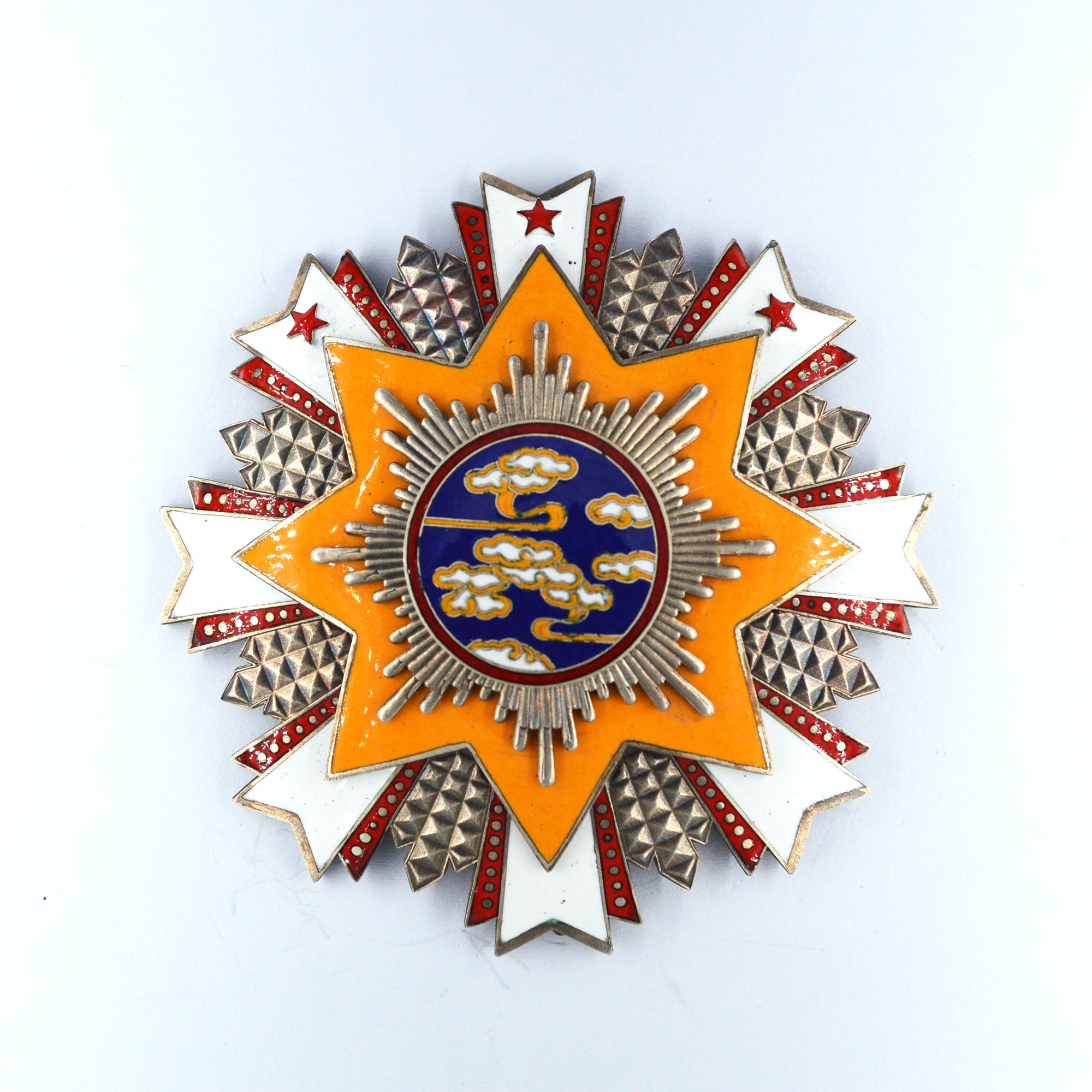 Chinese Republic Order of Propitious Clouds Breast star replica