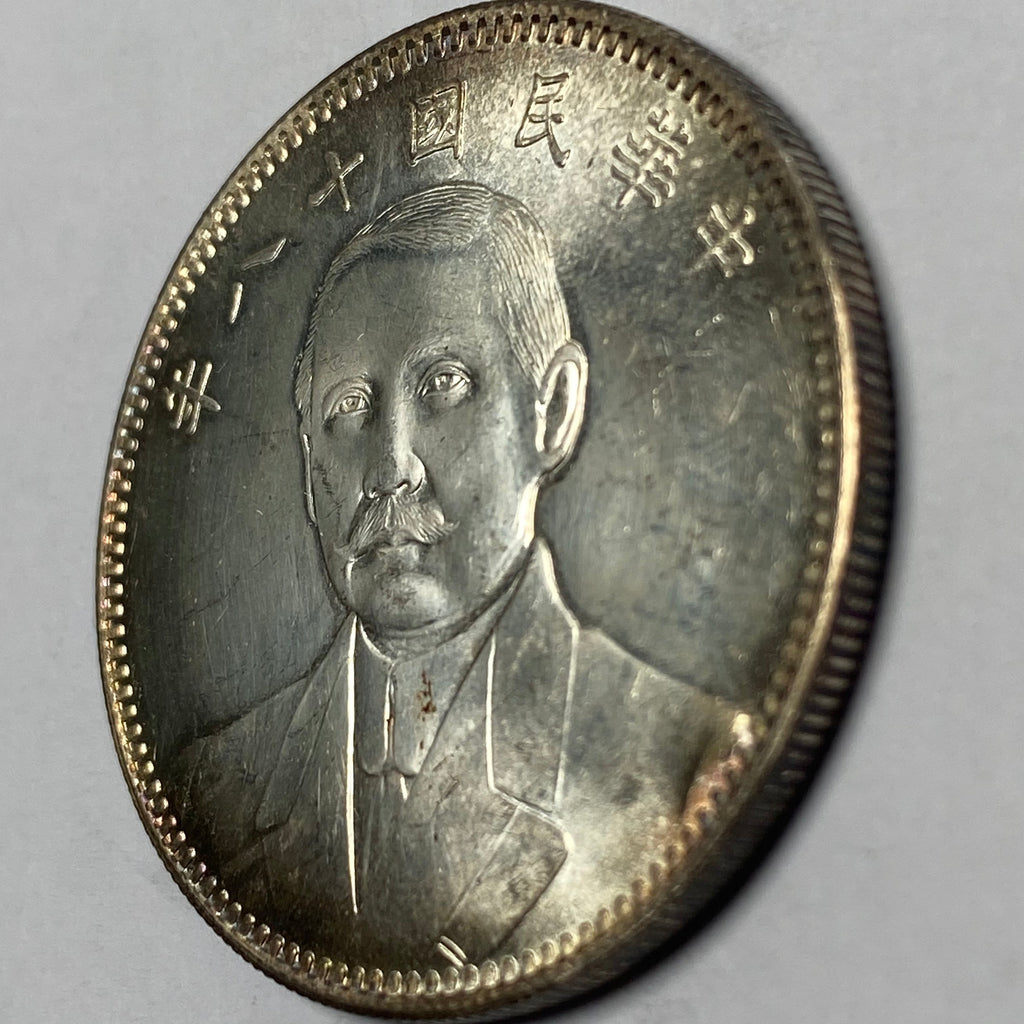 Republic of China Sun Yat-sen Commemorative Silver Dollar silver 1929 1 Yuan detail view 10
