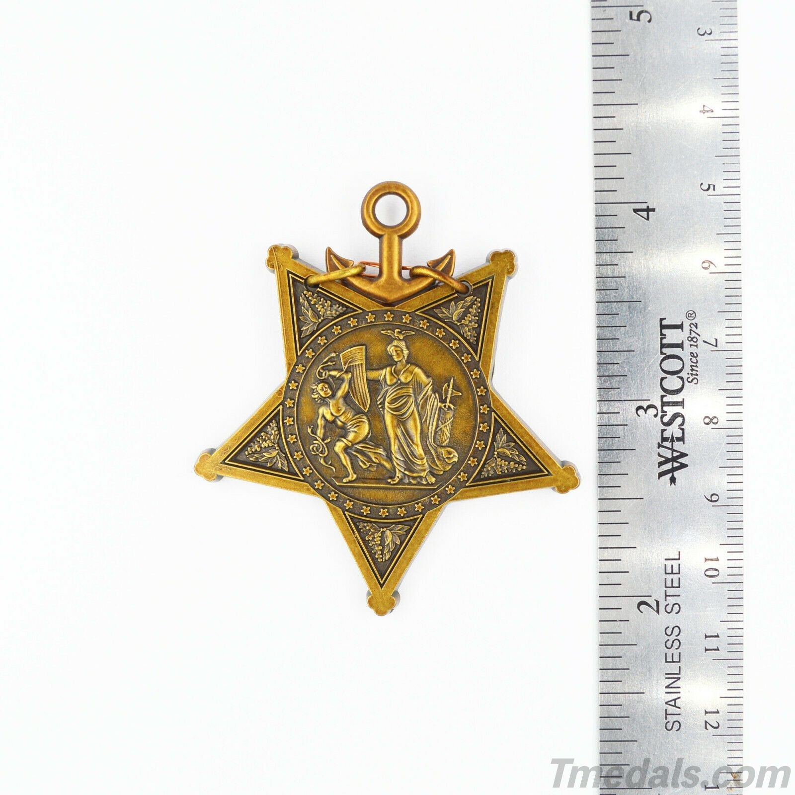 U.S. Medal of Honor Navy Medal Only MOH Order Badge WWII detail view 3