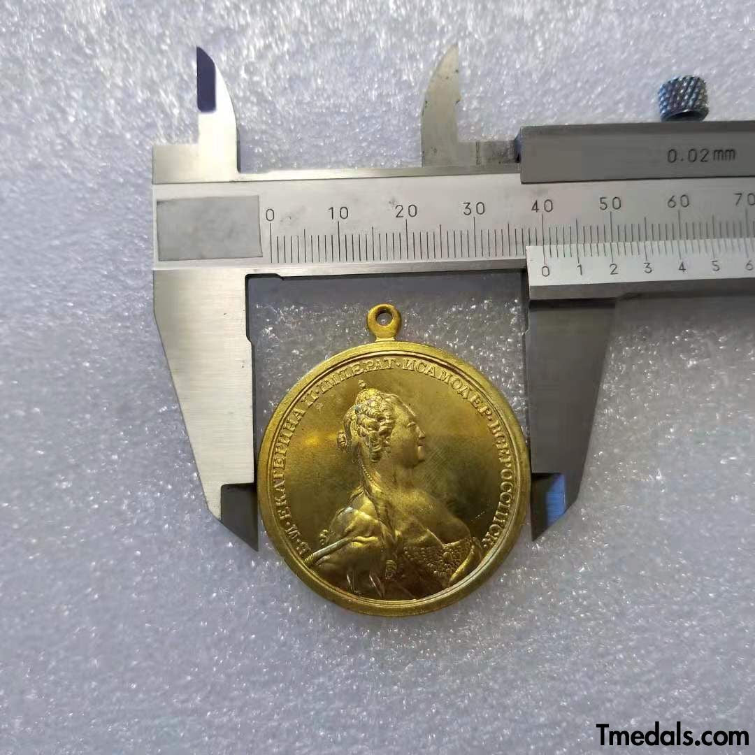 Imperial Russian Medal – Order Badge 1788, Catherine II – A1 detail view 3