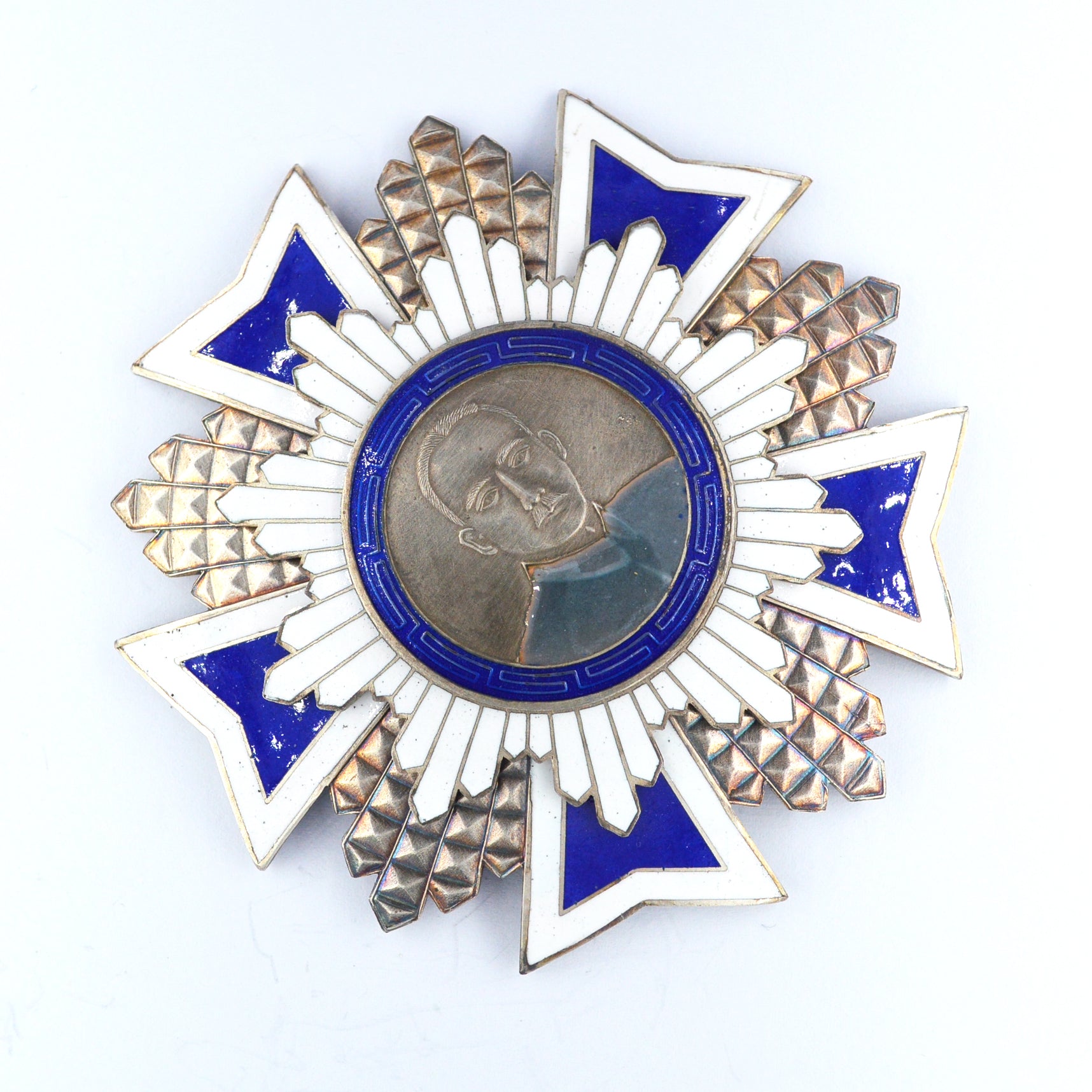 Chinese Order Badge China-Republic Sun Yat Sen enamel Medal Order Badge detail view 4