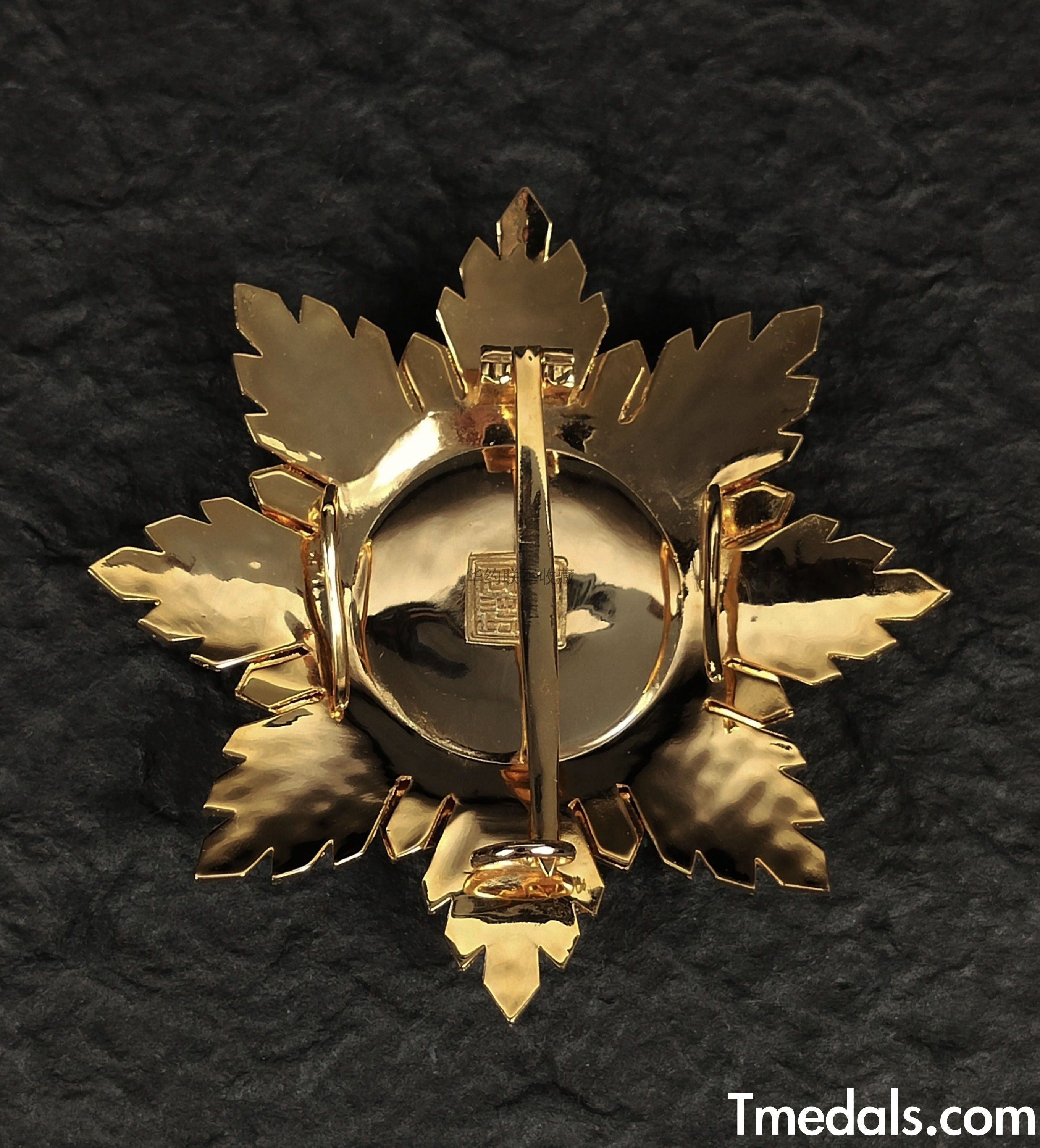 Republic of China, the Order of the Golden Grain, First Class, Breast star detail view 3