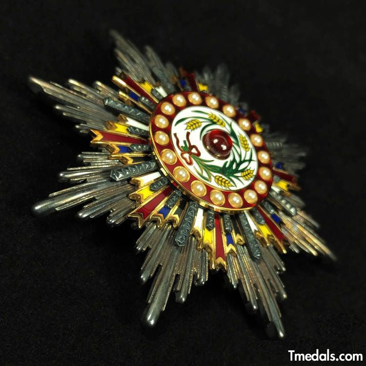 China Medal Order of the Precious Brilliant Golden Grain 2class grade breast star detail view 4