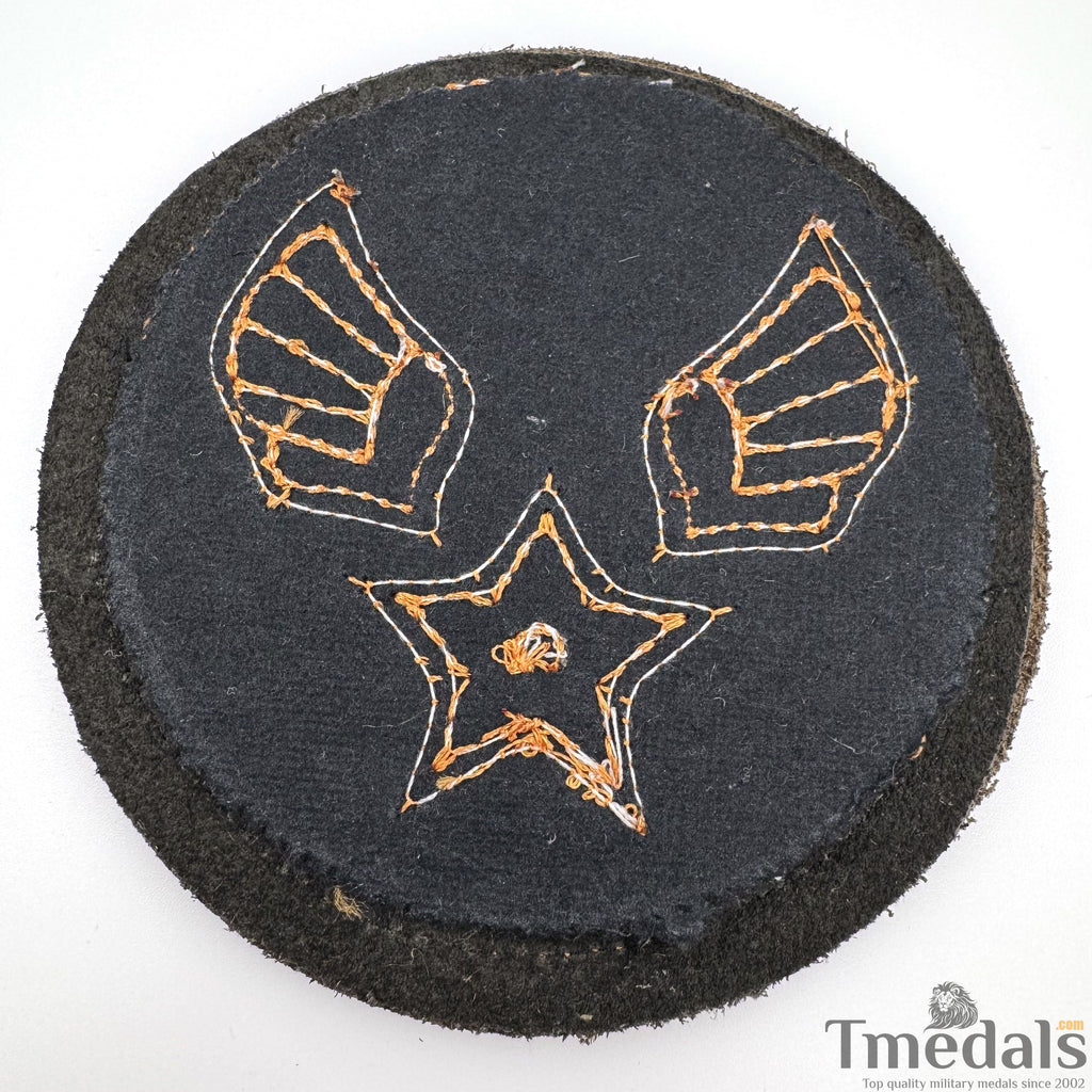 U.S. Army Air Force WWII Bullion USAF Air Corps Squadron Shoulder Uniform Patch detail view 2