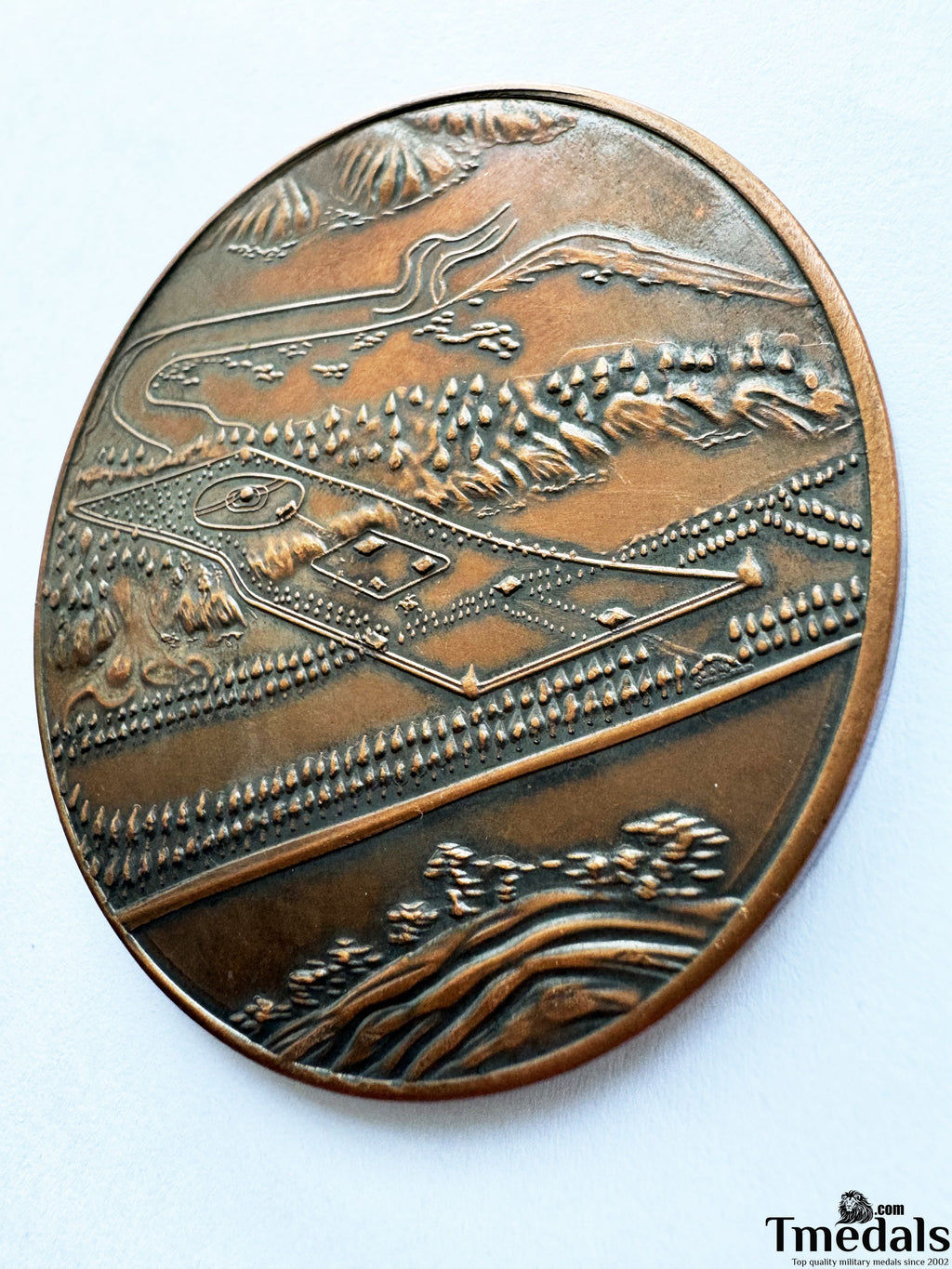 Chinese Order Badge China-Republic 1928 Zhang zuolin Copper Medal WWII detail view 5