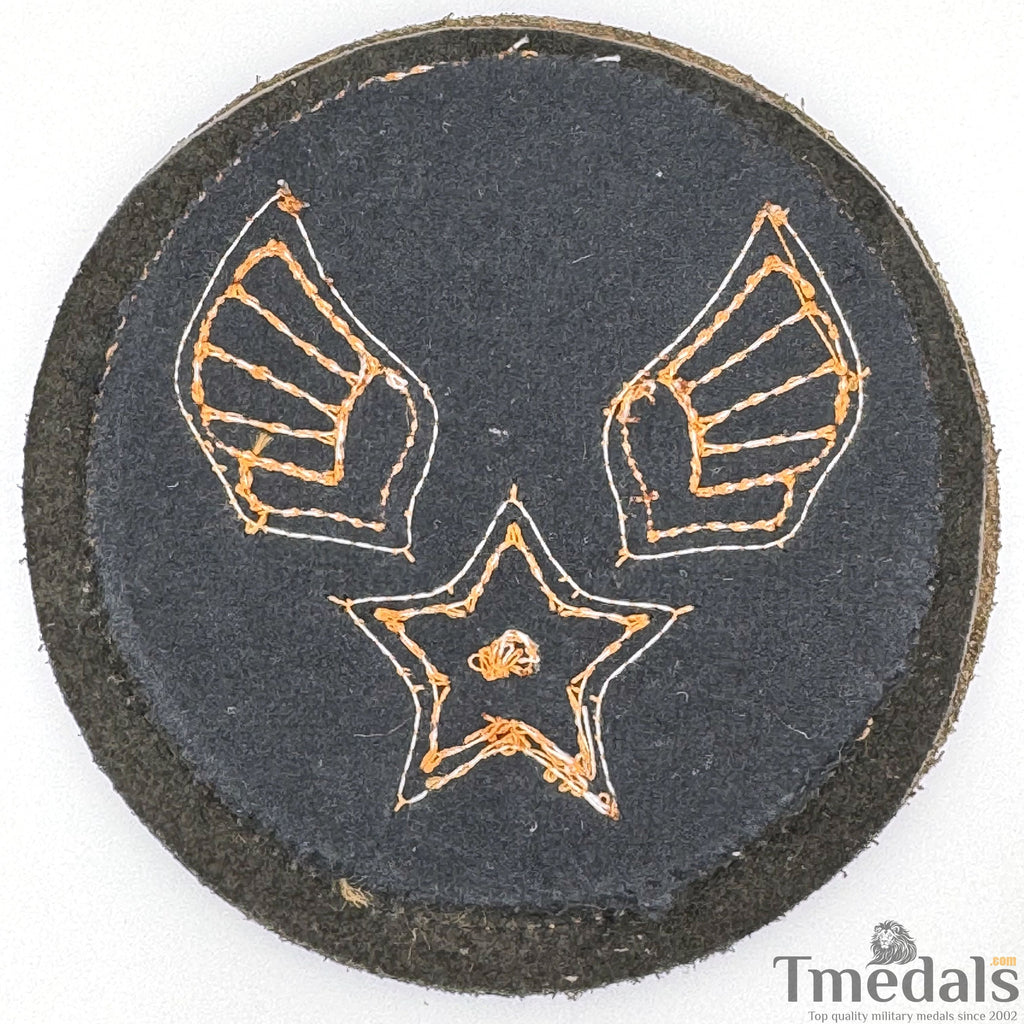 U.S. Army Air Force WWII Bullion USAF Air Corps Squadron Shoulder Uniform Patch detail view 5