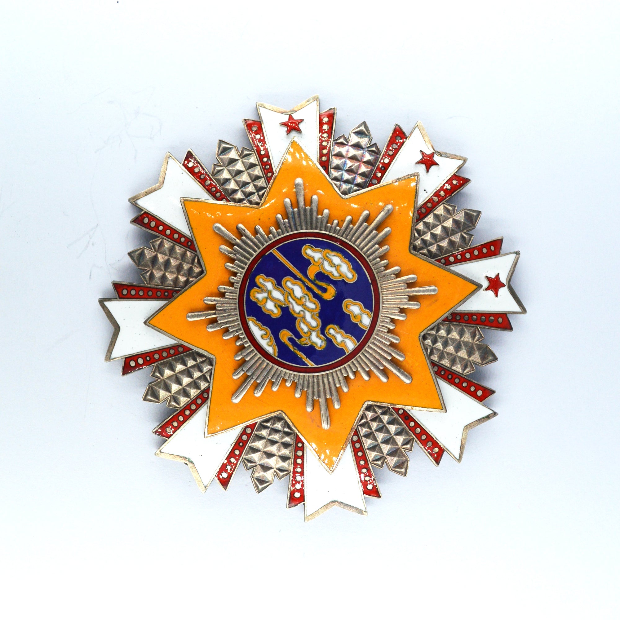 Chinese Republic Order of Propitious Clouds Breast star detail view 6