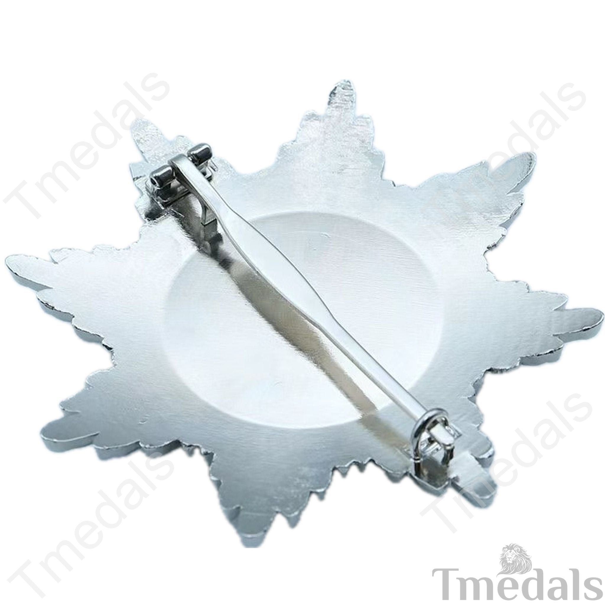 British Royal Victorian Order (RVO) Breast Star White Enamel & Gilt detail view 5