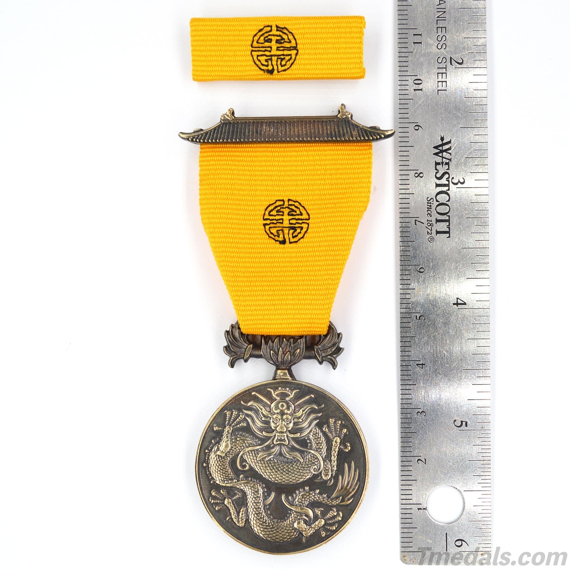 United States Military Order of the Dragon Medal & Ribbon Bar – Boxer Rebellion 1900 detail view 4