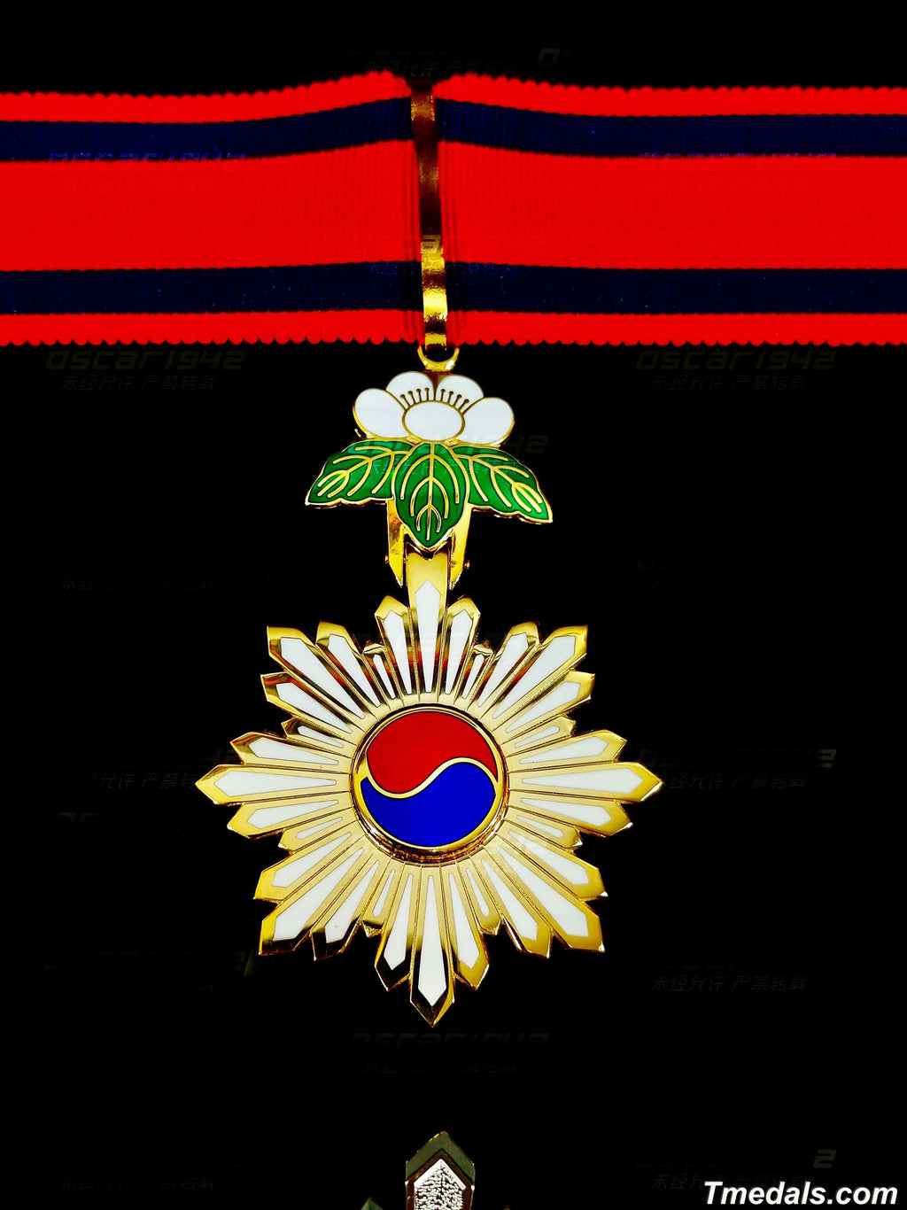 Korea Korean Order of the Taeguk, II Class Breast Star Full Set detail view 4