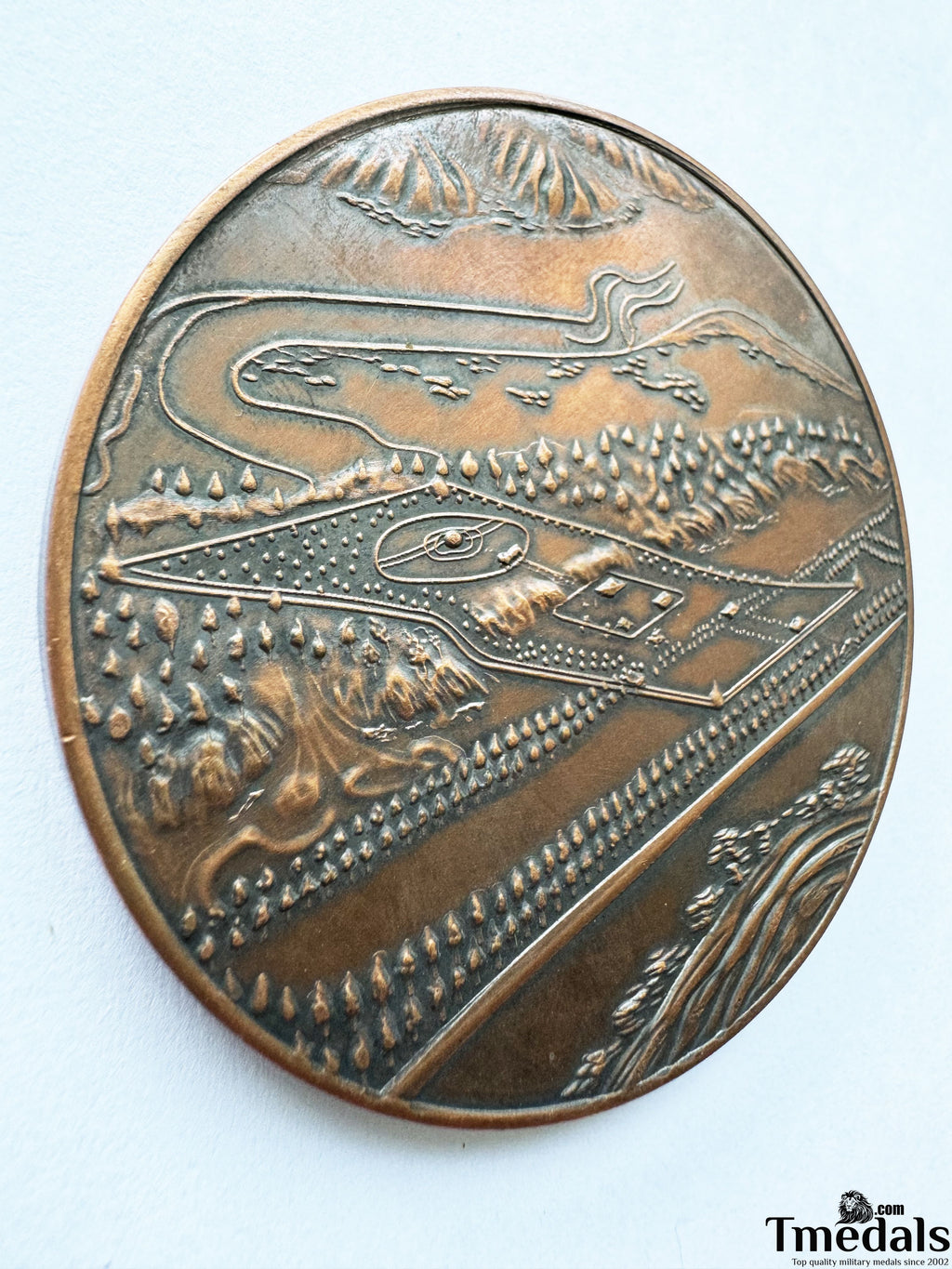 Chinese Order Badge China-Republic 1928 Zhang zuolin Copper Medal WWII detail view 6