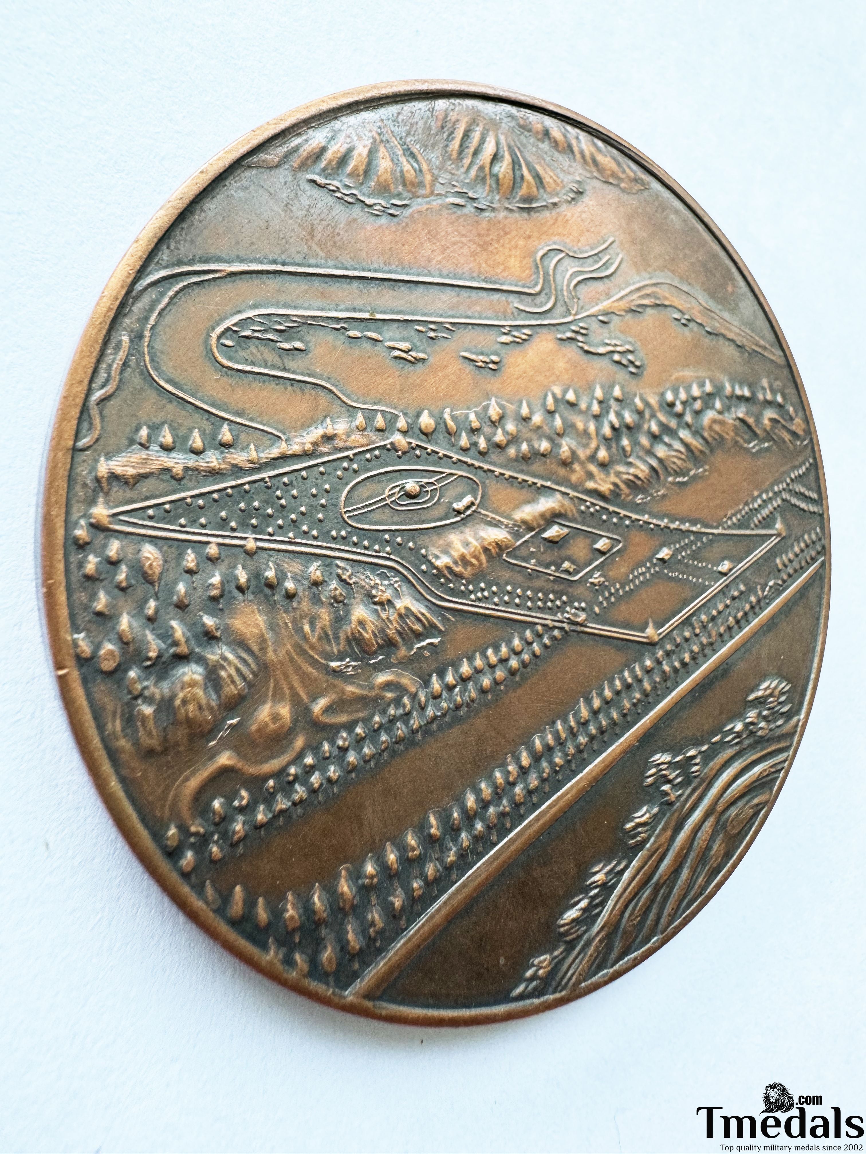 Chinese Order Badge China-Republic 1928 Zhang zuolin Copper Medal WWII detail view 6