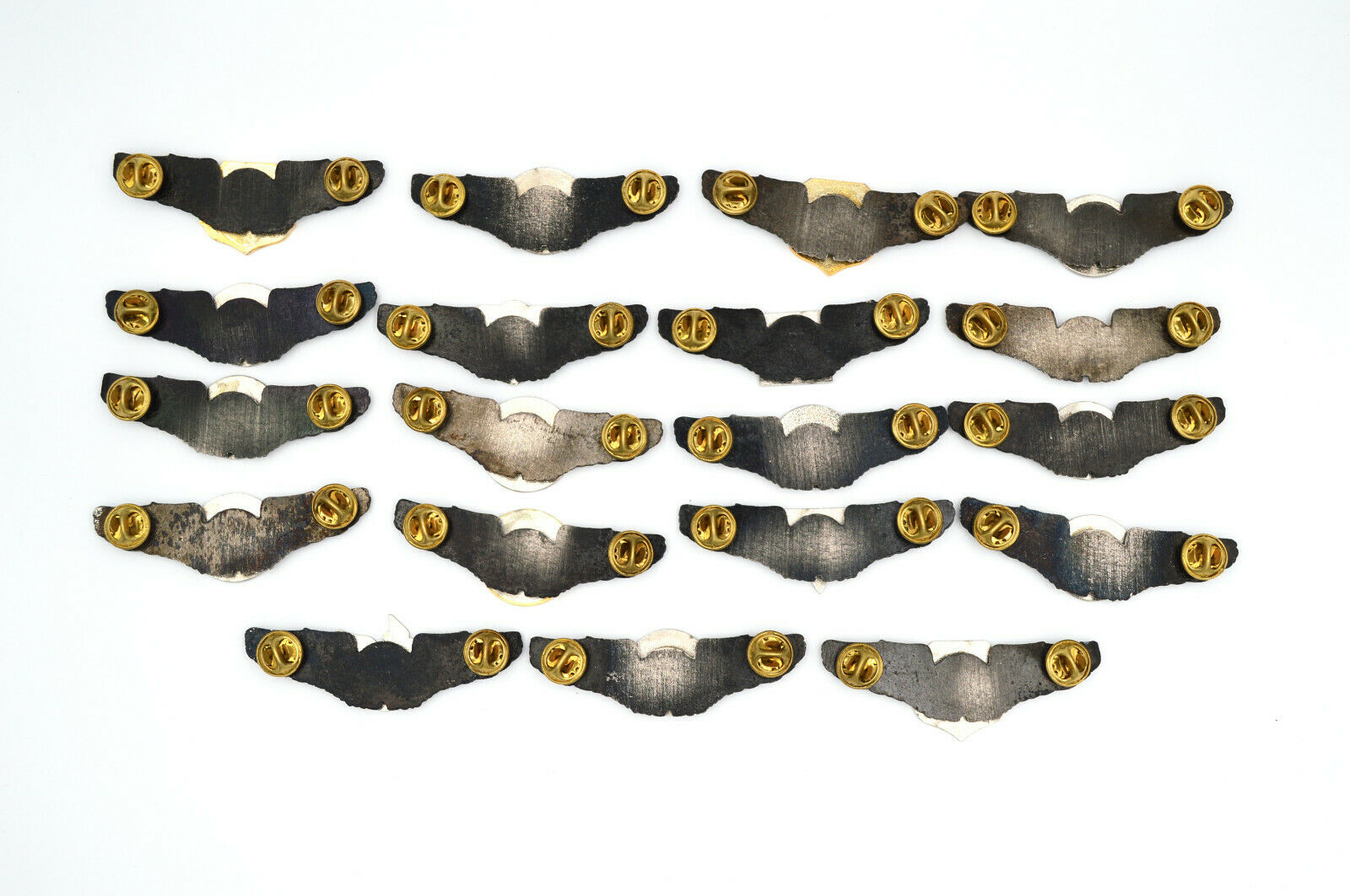 WWII U.S. U.S. Army Air Force Wings Pin Medal Full Set 19 Badges Enamel detail view 5