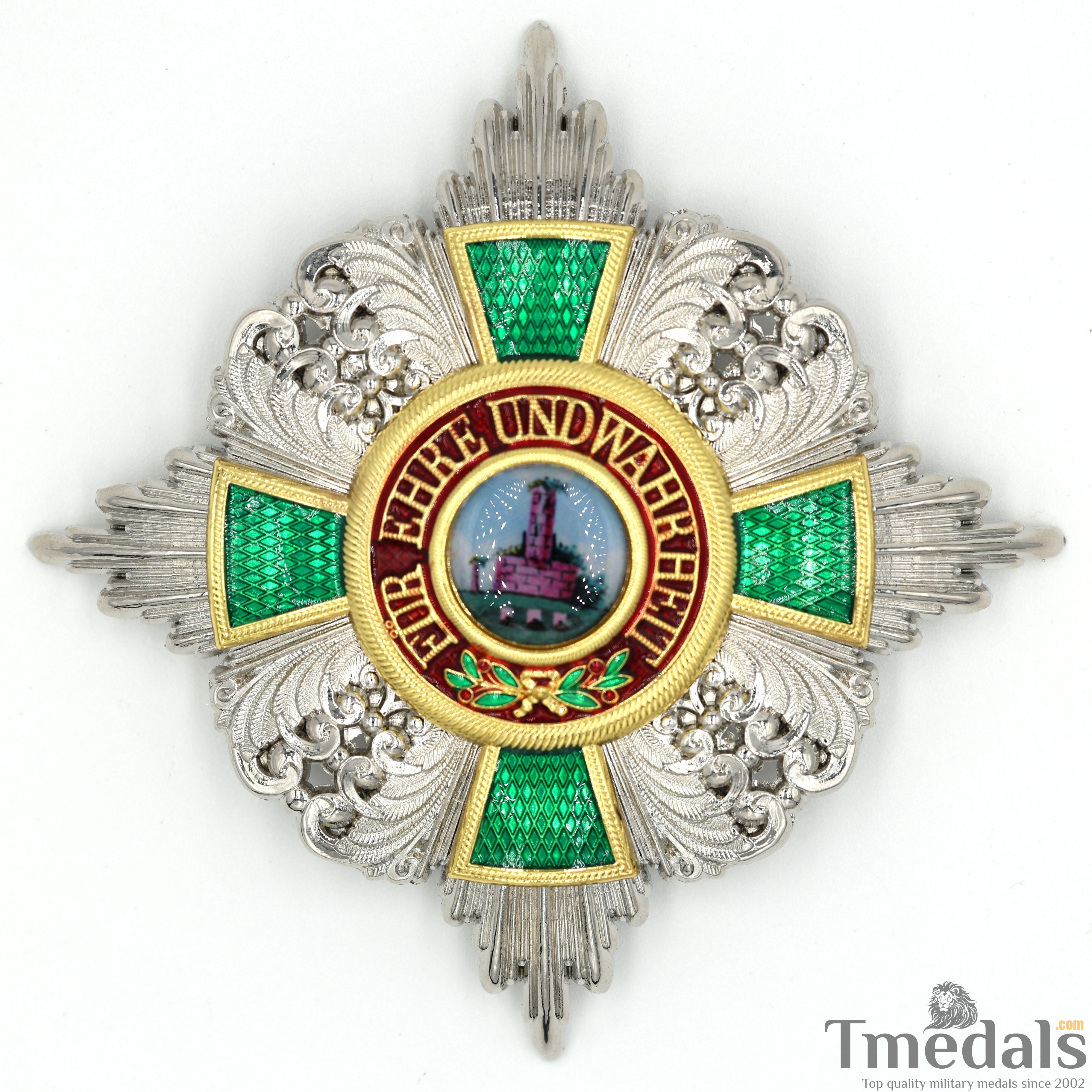 German Order of the Zähringer Lion, Commander Breast Star without Swords detail view 5