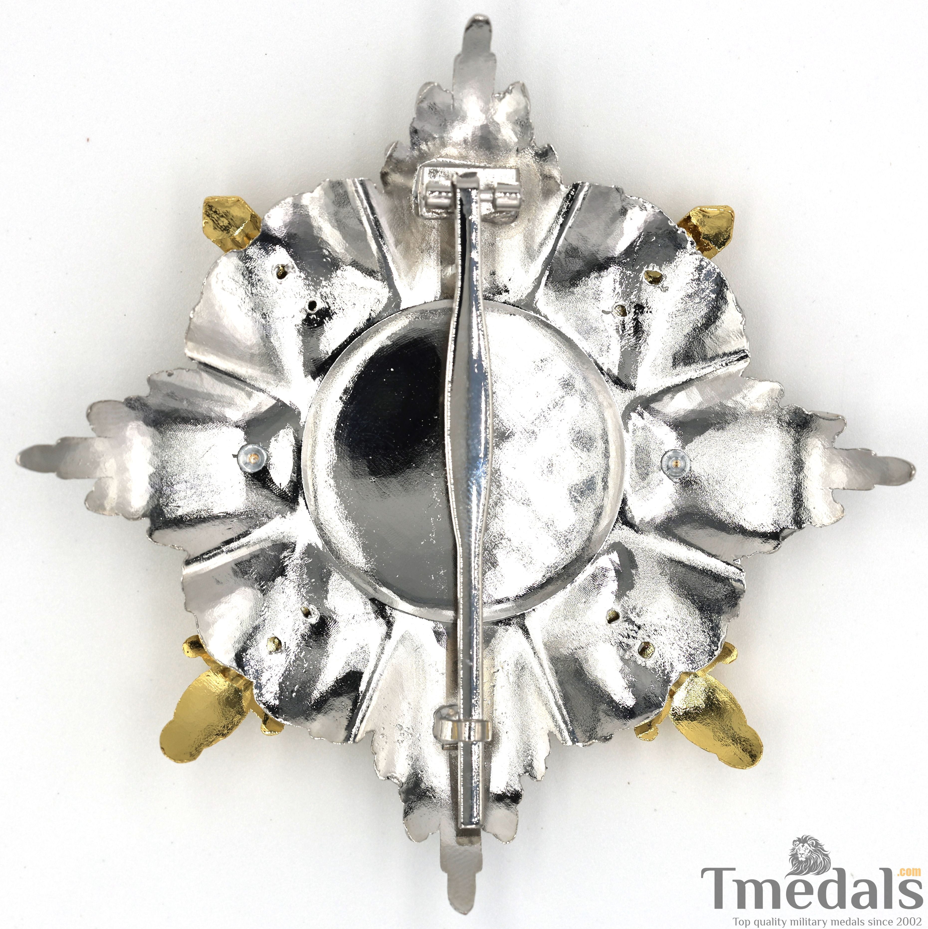 German Order of the Zähringer Lion – Commander Breast Star with Swords detail view 2