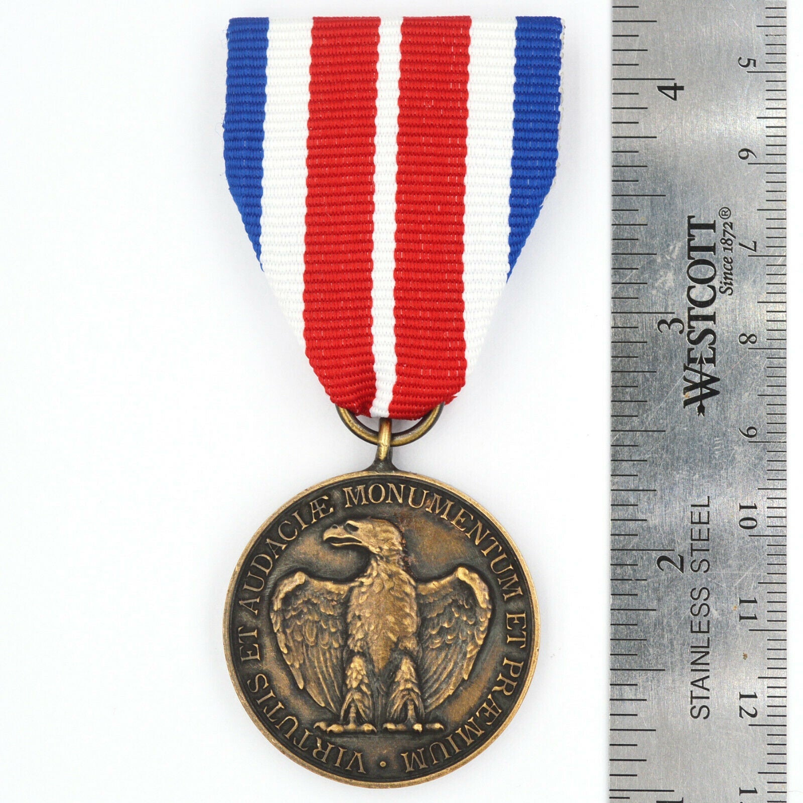 U.S. Army Certificate of Merit Medal 1905 – 1918 – Full-Size with Ribbon Bar & Case detail view 5