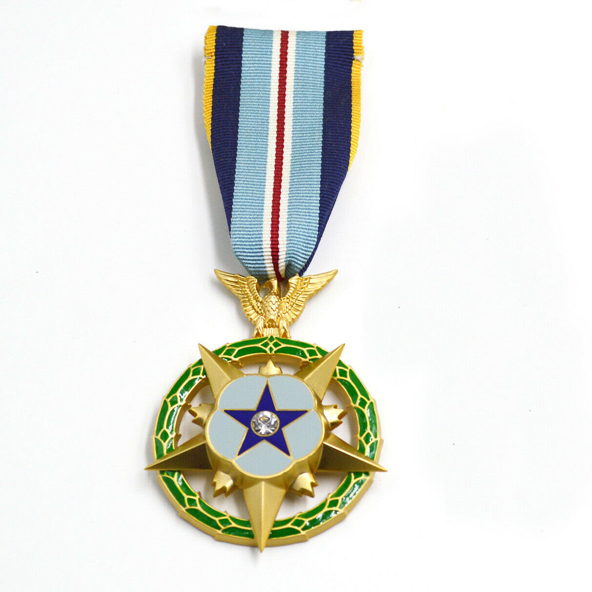 Cased U.S. Space MOH Space Medal of Honor Short Ribbon Version WWII Badge Order detail view 5