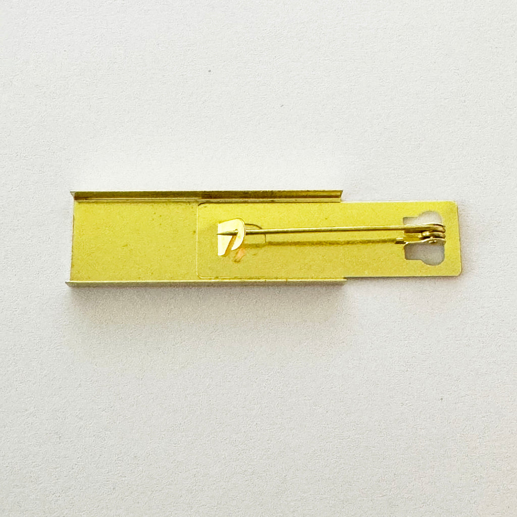 10× Brass Medal Mount Bars for Full-Size Medals – Fits 35 – 38 mm Ribbons – 10 Pieces detail view 4
