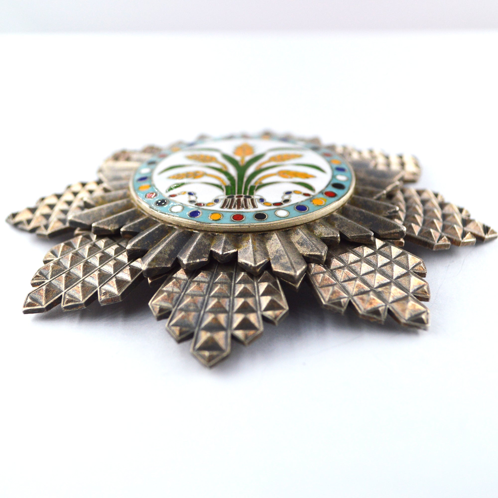 Republic of China, the Order of the Golden Grain, Second Class, Breast star detail view 4