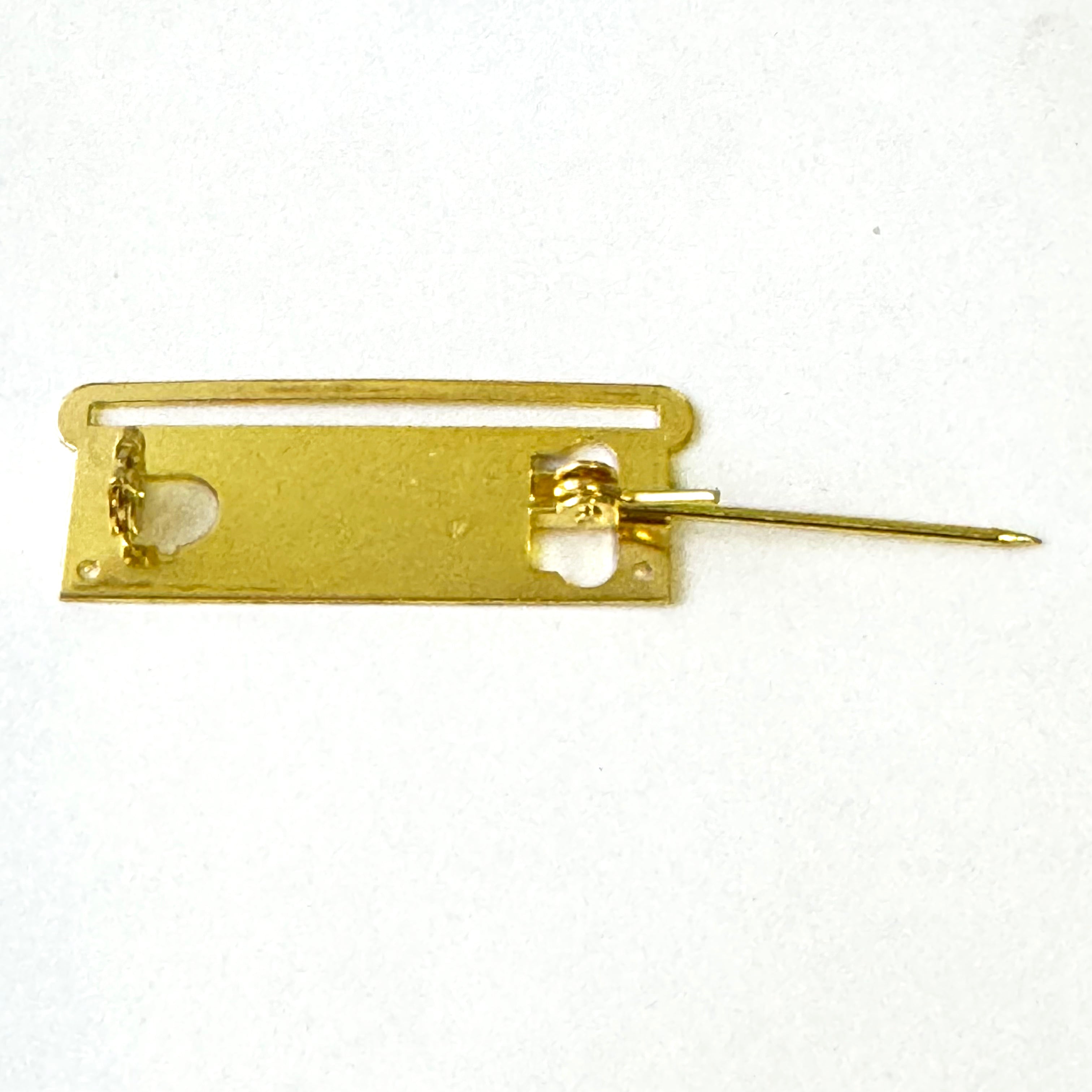 10× Medal Ribbon Mounting Bars Brooch Pin Fixing 1 Space, for 35-38 mm Ribbon Gold detail view 2