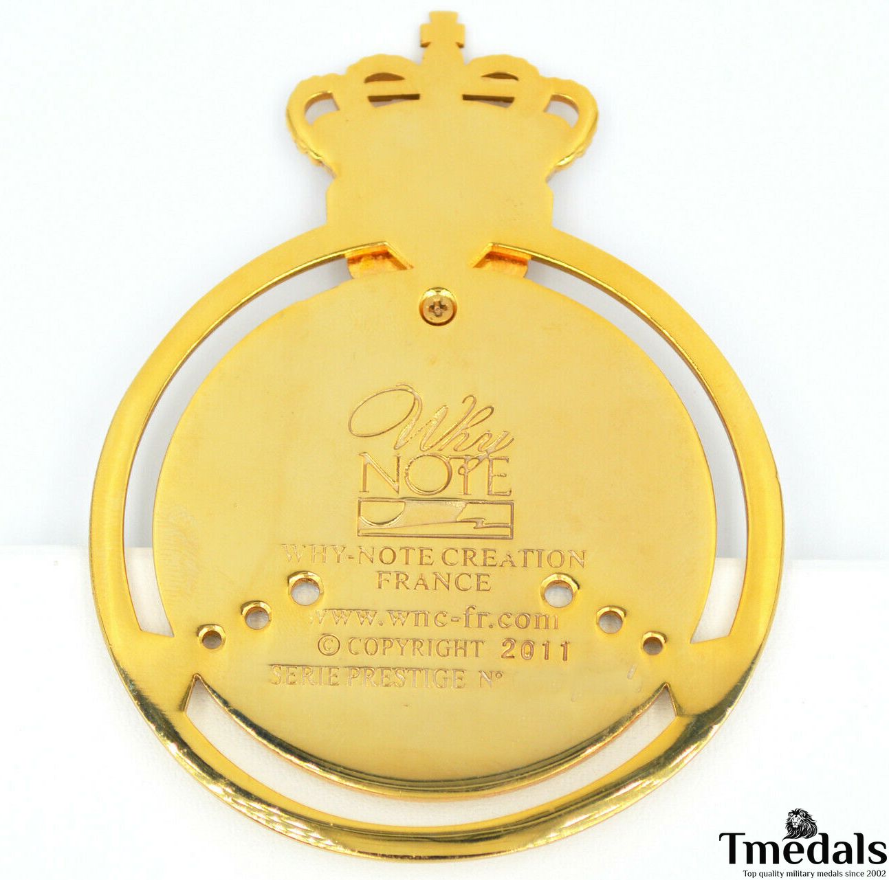 Automobile Club de Monaco (ACM) Gold Grille Badge – Original 2011 Issue detail view 4