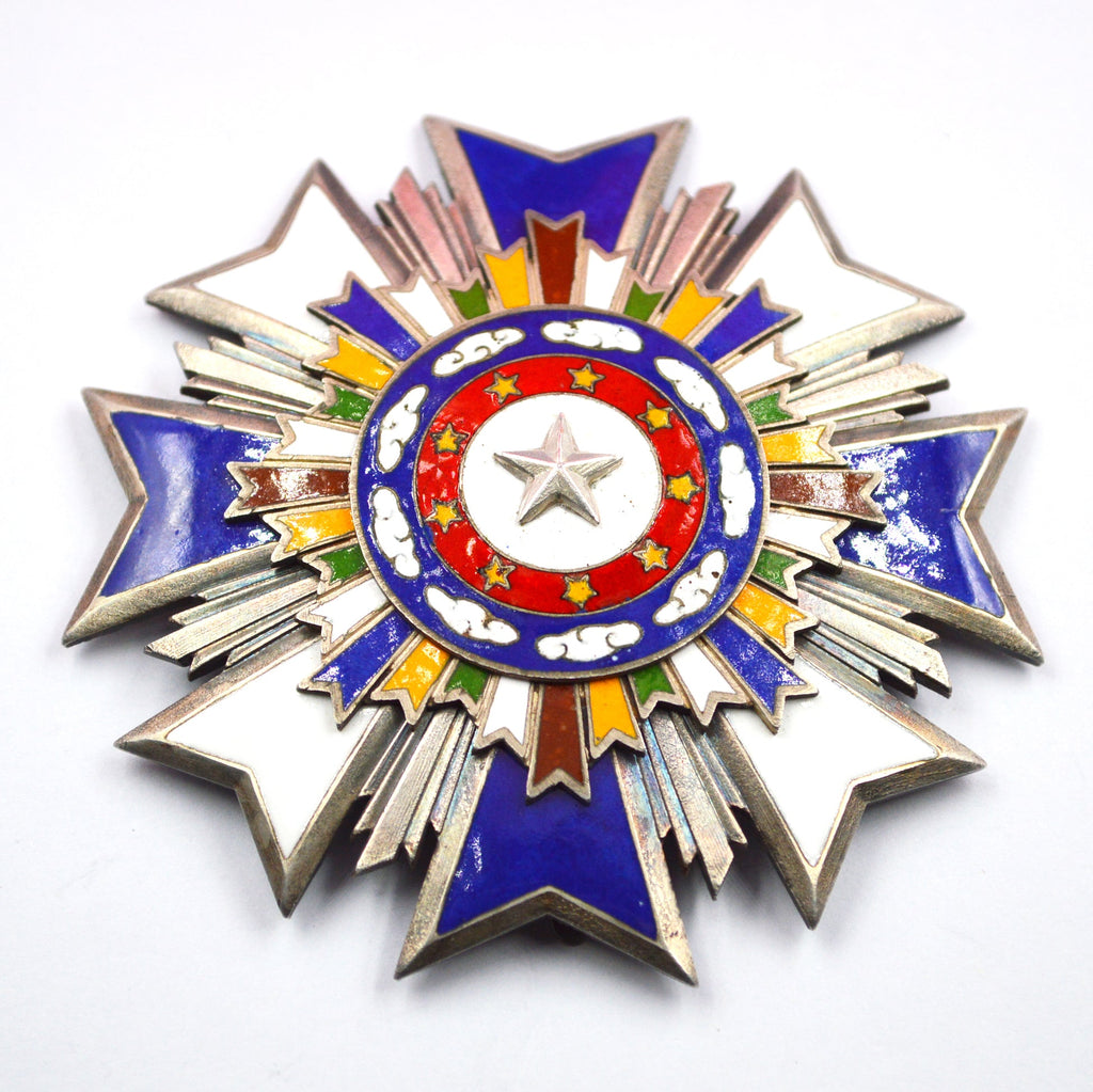 Chinese-REPUBLIC Order of United Glory Breast star First Class detail view 6