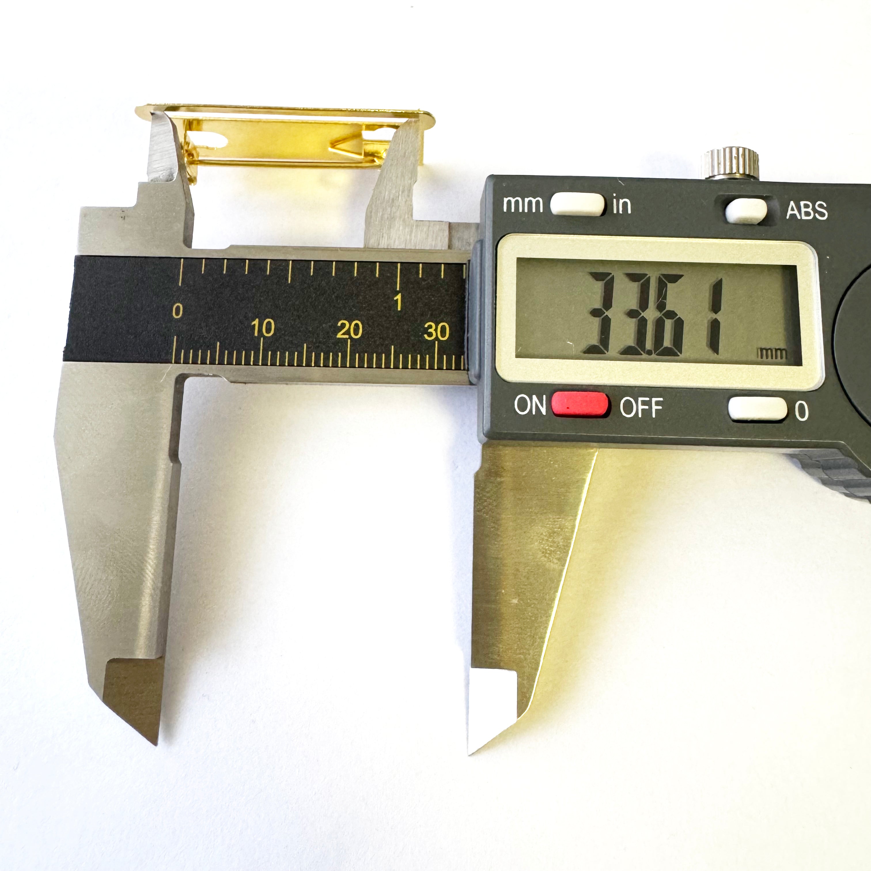 10× Medal Ribbon Mounting Bars Brooch Pin Fixing 1 Space, for 35-38 mm Ribbon Gold detail view 5