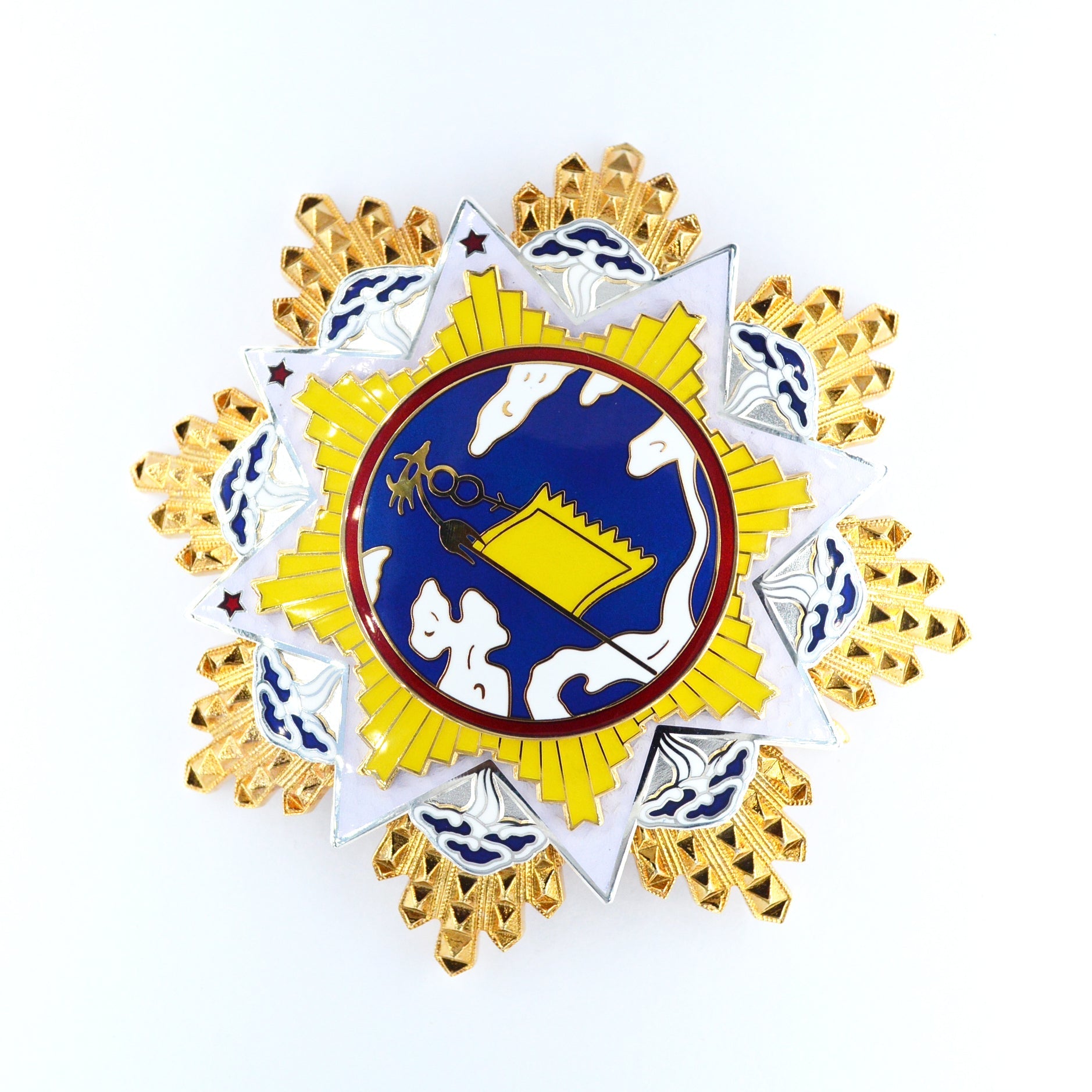 Chinese Republic Order of the Cloud and Banner First Class detail view 6