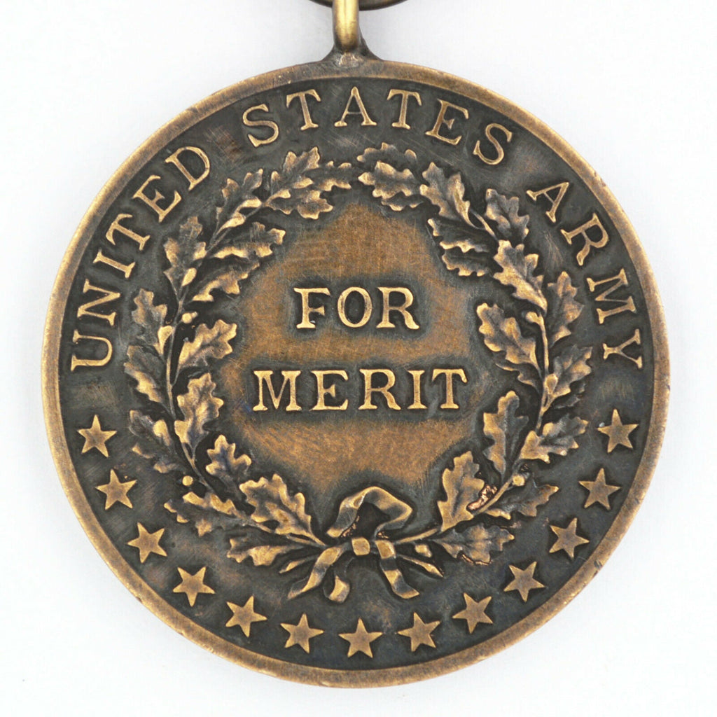 U.S. Army Certificate of Merit Medal 1905 – 1918 – Full-Size with Ribbon Bar & Case detail view 7