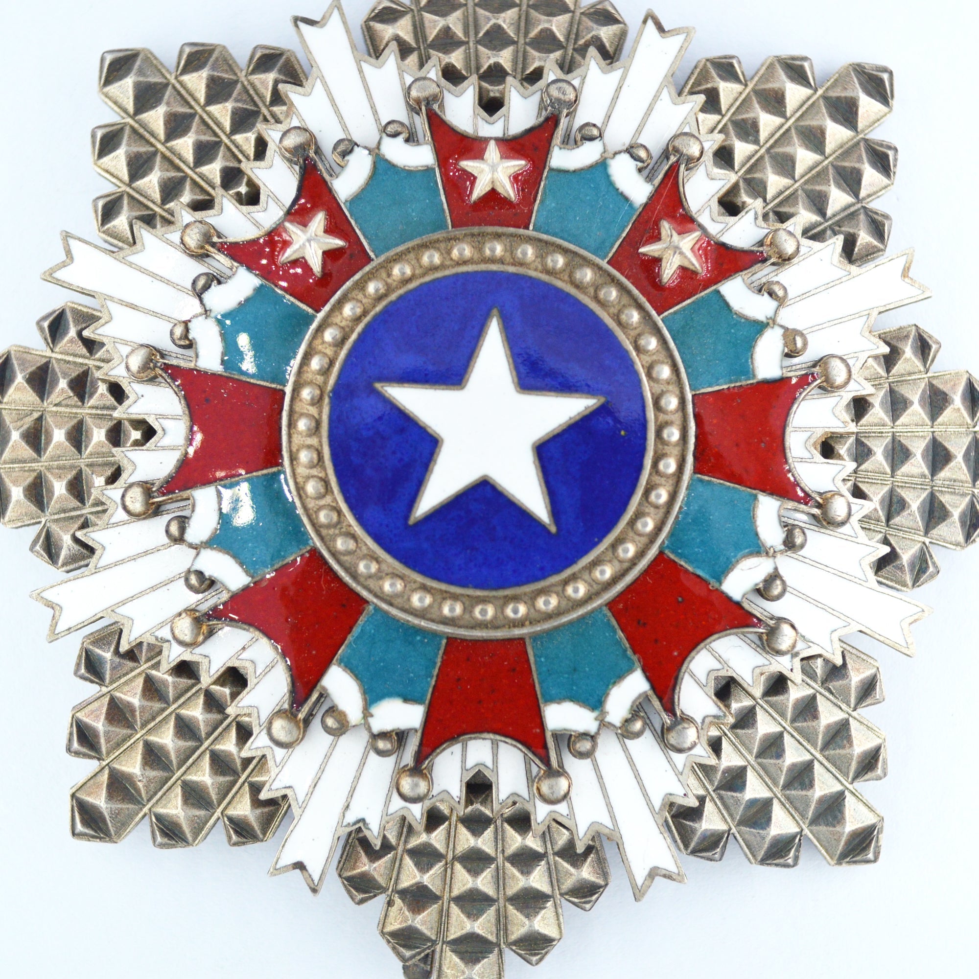 Chinese-REPUBLIC Order of Brilliant Star Breast star 1st class detail view 2