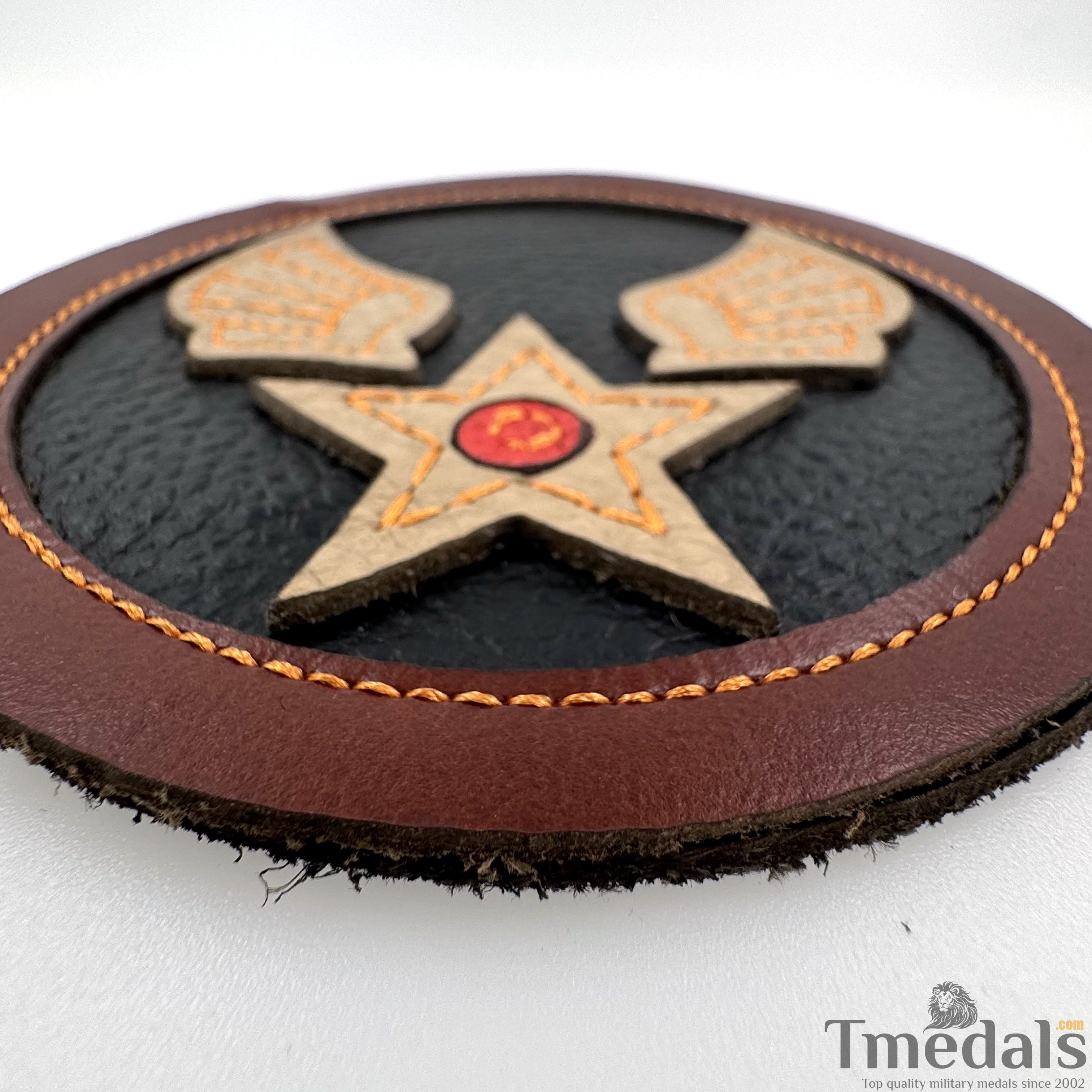 U.S. Army Air Force WWII Bullion USAF Air Corps Squadron Shoulder Uniform Patch detail view 7