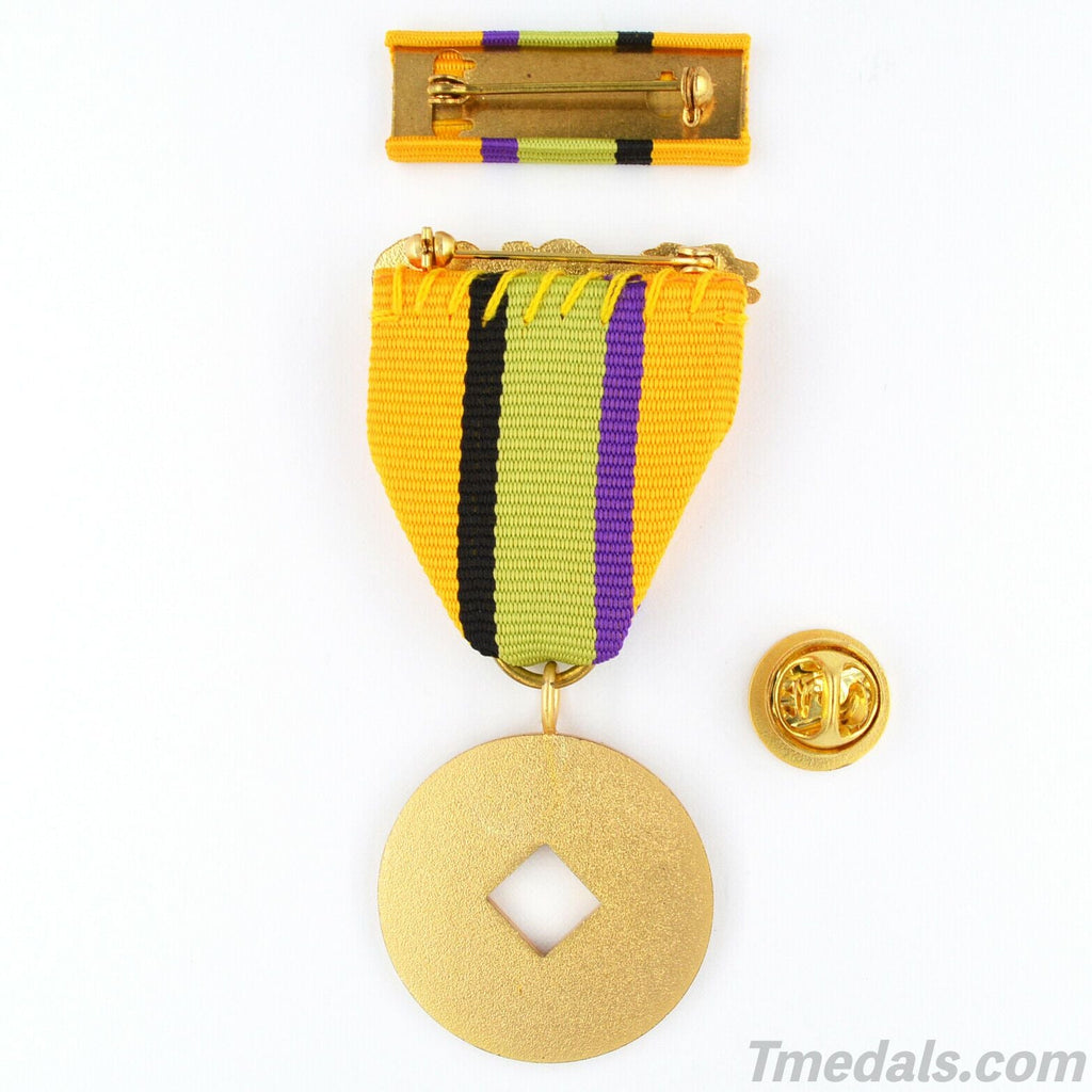 U.S. imperial Order of the Dragon Medal Chinese 1900 C.R.E U.S. detail view 7
