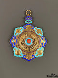Chinese Qing Dynasty silver Order of the Double Dragon China Medal Badge replica