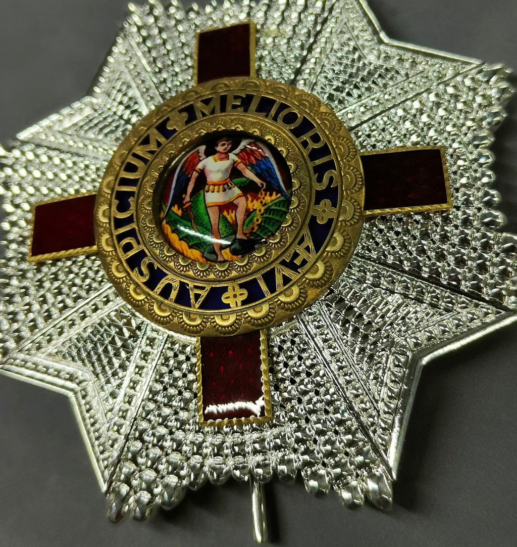 British Order of St. Michael and St. George Star Badge – Premium detail view 15