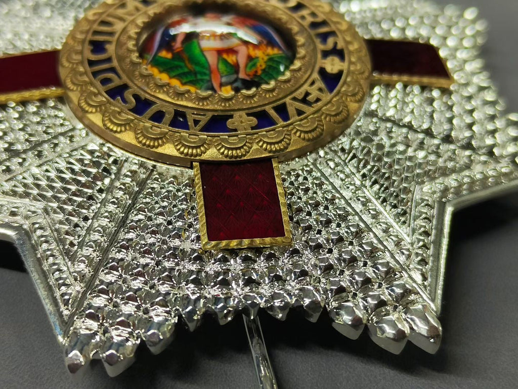 British Order of St. Michael and St. George Star Badge – Premium detail view 13