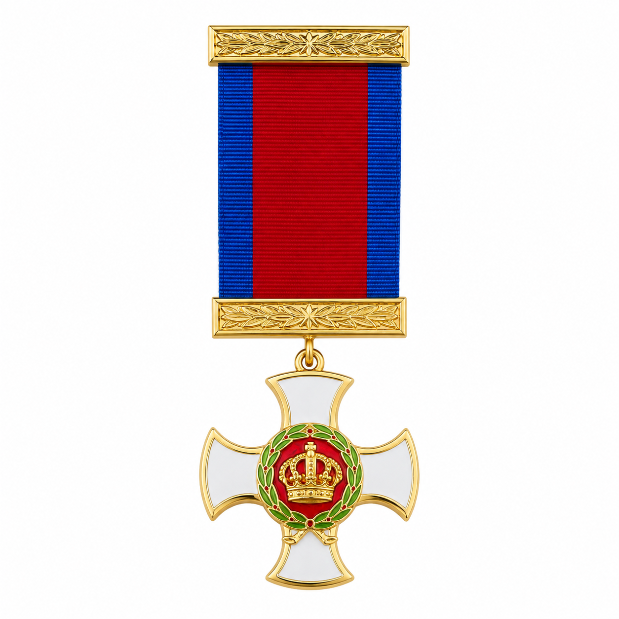 British Distinguished Service Order Medal – Full Size with Ribbon