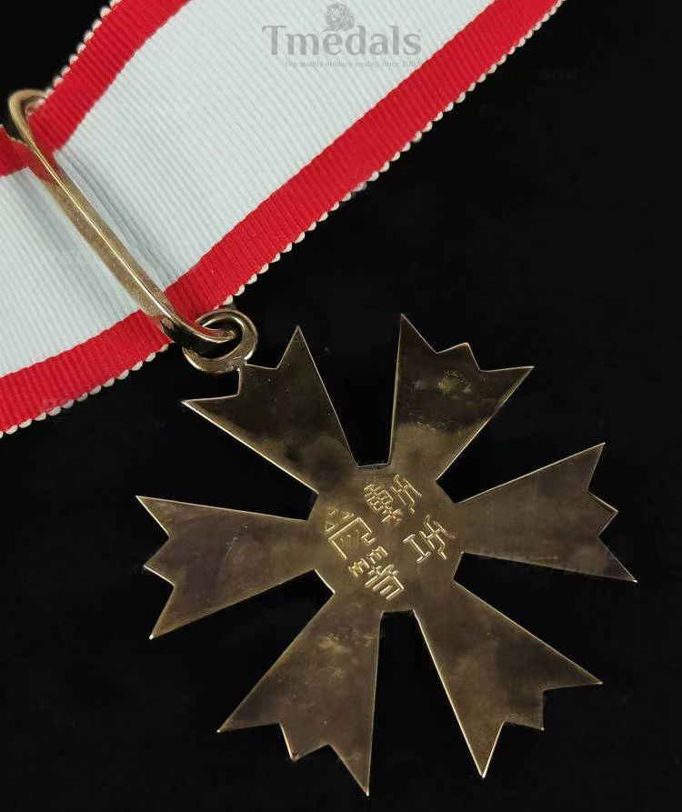 Korea Korean Empire Order of the Palgwae – 3rd Class Neck Ribbon Medal (Full-Size) detail view 7