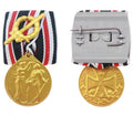 WWI German Veteran Medal Fürs Vaterland 1914 Ribbon Bar Swords reproduction