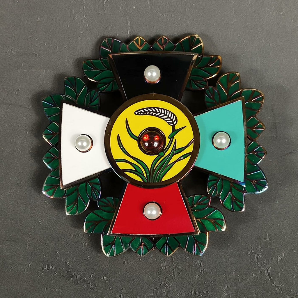 Late Qing Imperial Clan Rank Badge Order Medal – “Buru Bafen Fuguo Gong” (不入八分辅国公) reproduction