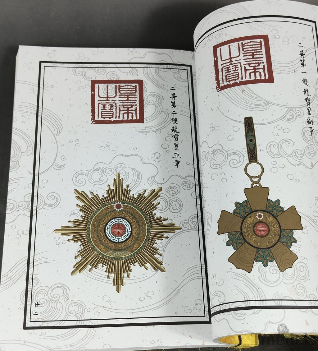 China the collection of Qing Dynasty chinese medals orders badge book detail view 8