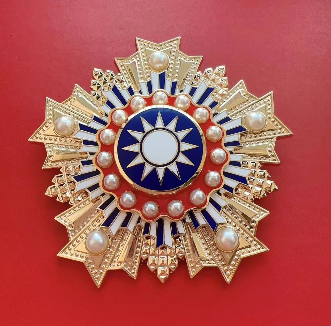 Chinese-REPUBLIC Order of Brilliant Jade Breast star reproduction