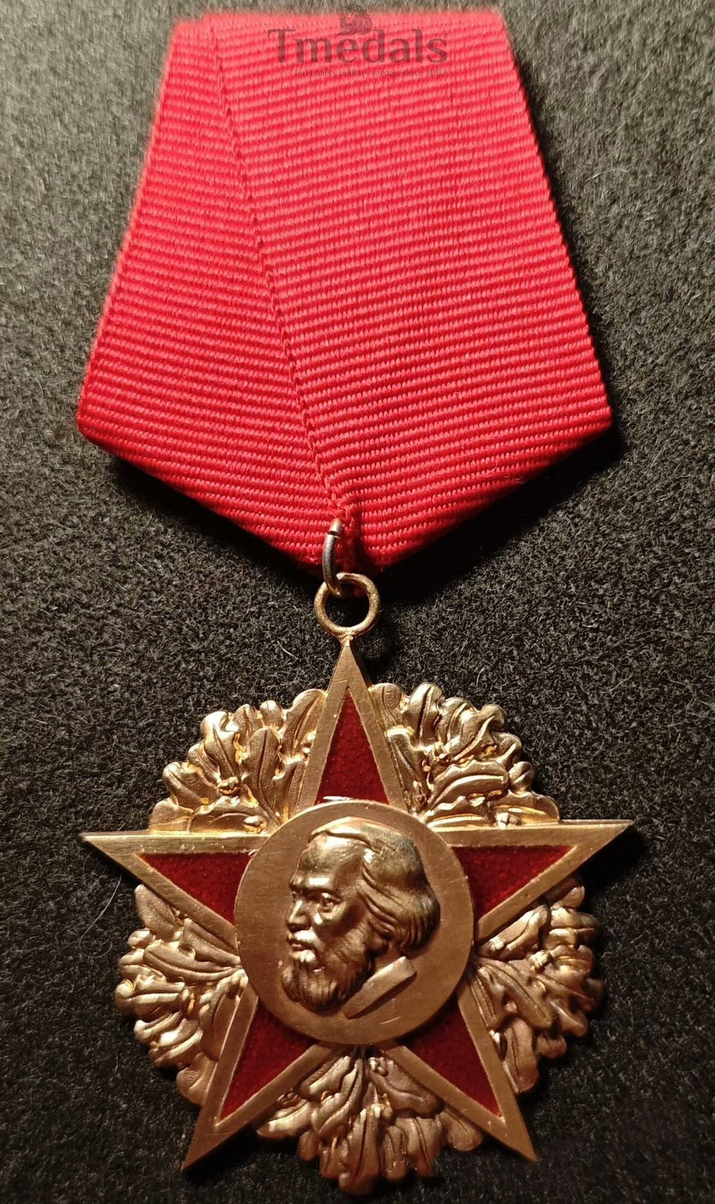 Order of Karl Marx - East Germany DDR Medal - 930 Silver replica