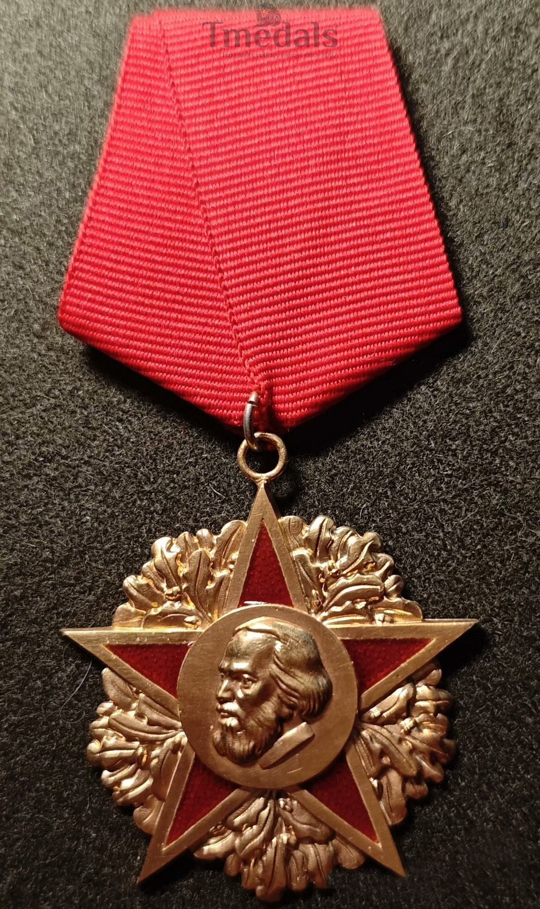 Order of Karl Marx - East Germany DDR Medal - 930 Silver replica