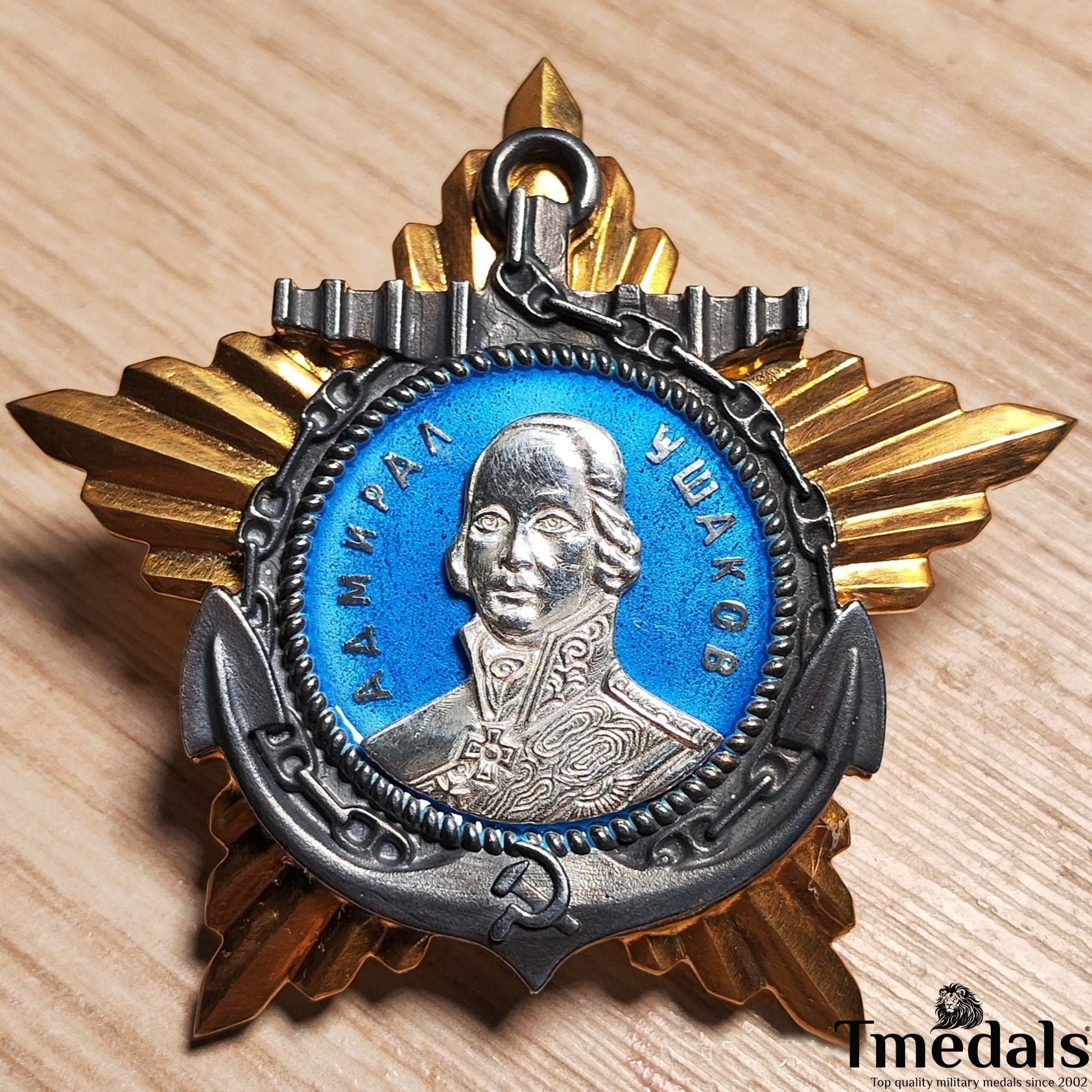 Order of Alexander Nevsky Medal – USSR WWII in 925 Silver + Real Enamel replica