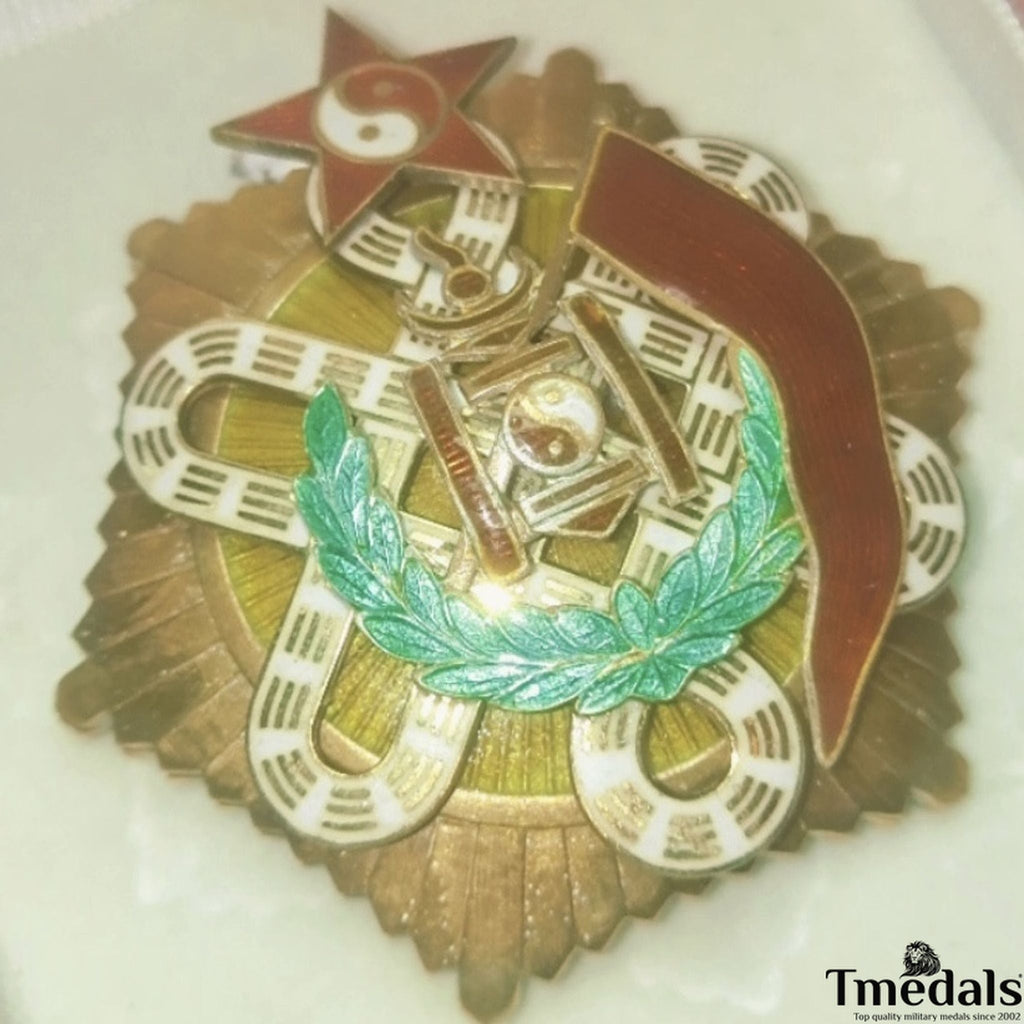 Mongolia Order of the Red Banner of Military Valour-925 Silver Type 2 reproduction
