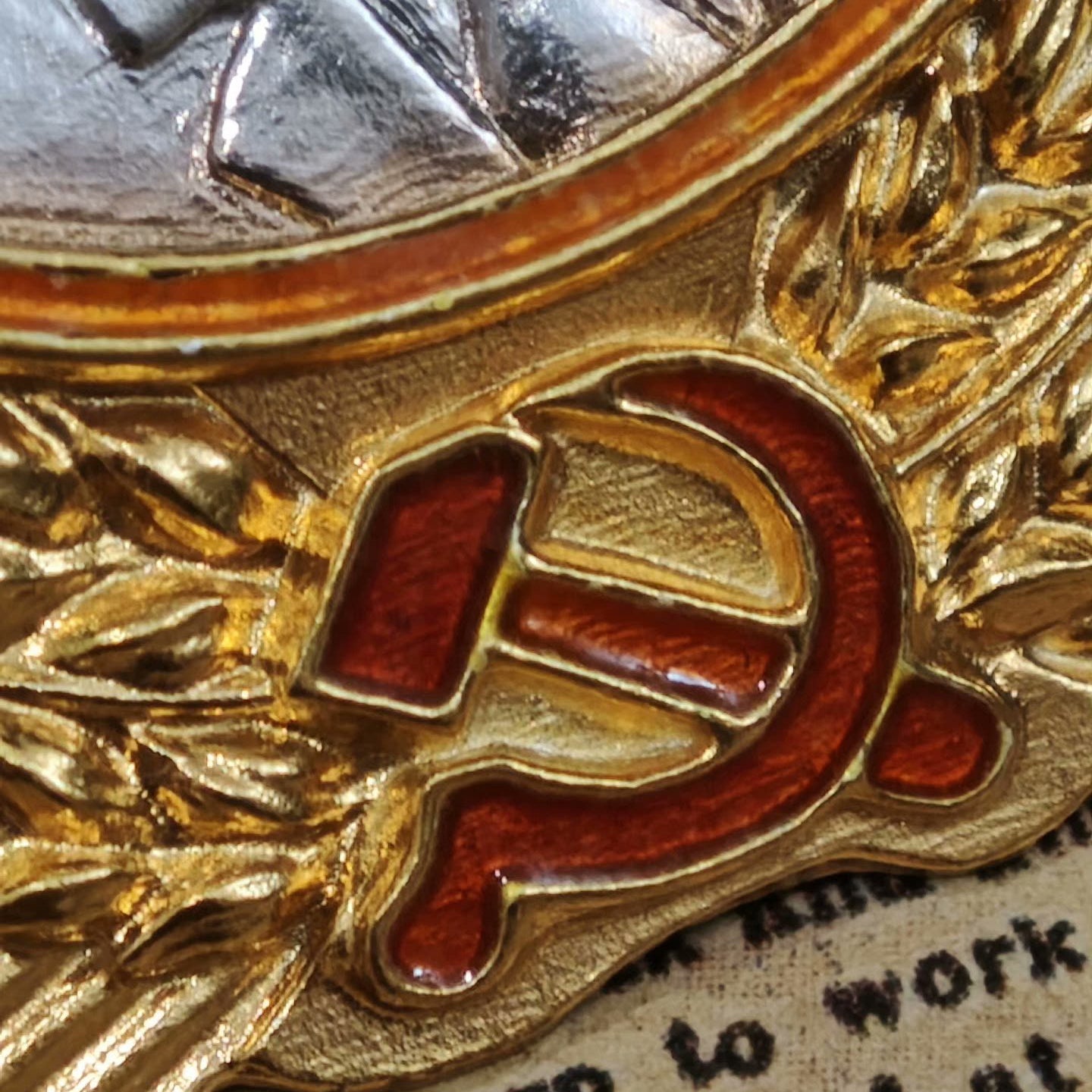 Order of Lenin Type 2 Medal – 925 Sterling Silver Gilt Gold Platinum detail view 6